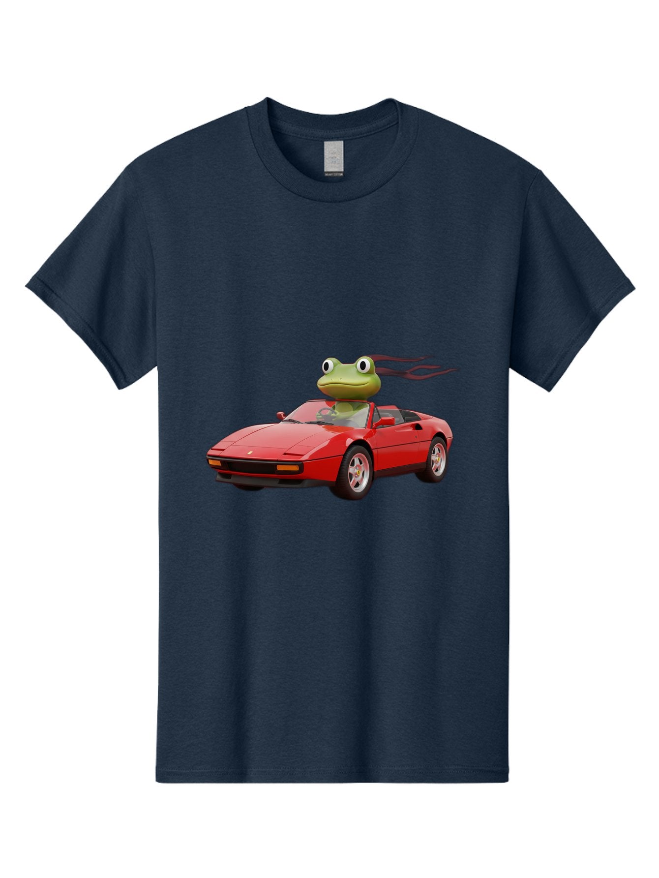 Frog-In-Ferrari-2 Men'S Graphic Tee, 100% Cotton, Comfortable Casual Summer Wear, Machine Washable, Vintage Camera, Old Camera, Antique Camera, Black Camera, Classic Photography, Photography Equipment, Nostalgic Device, Film Camera, Camera Art Baf826 14