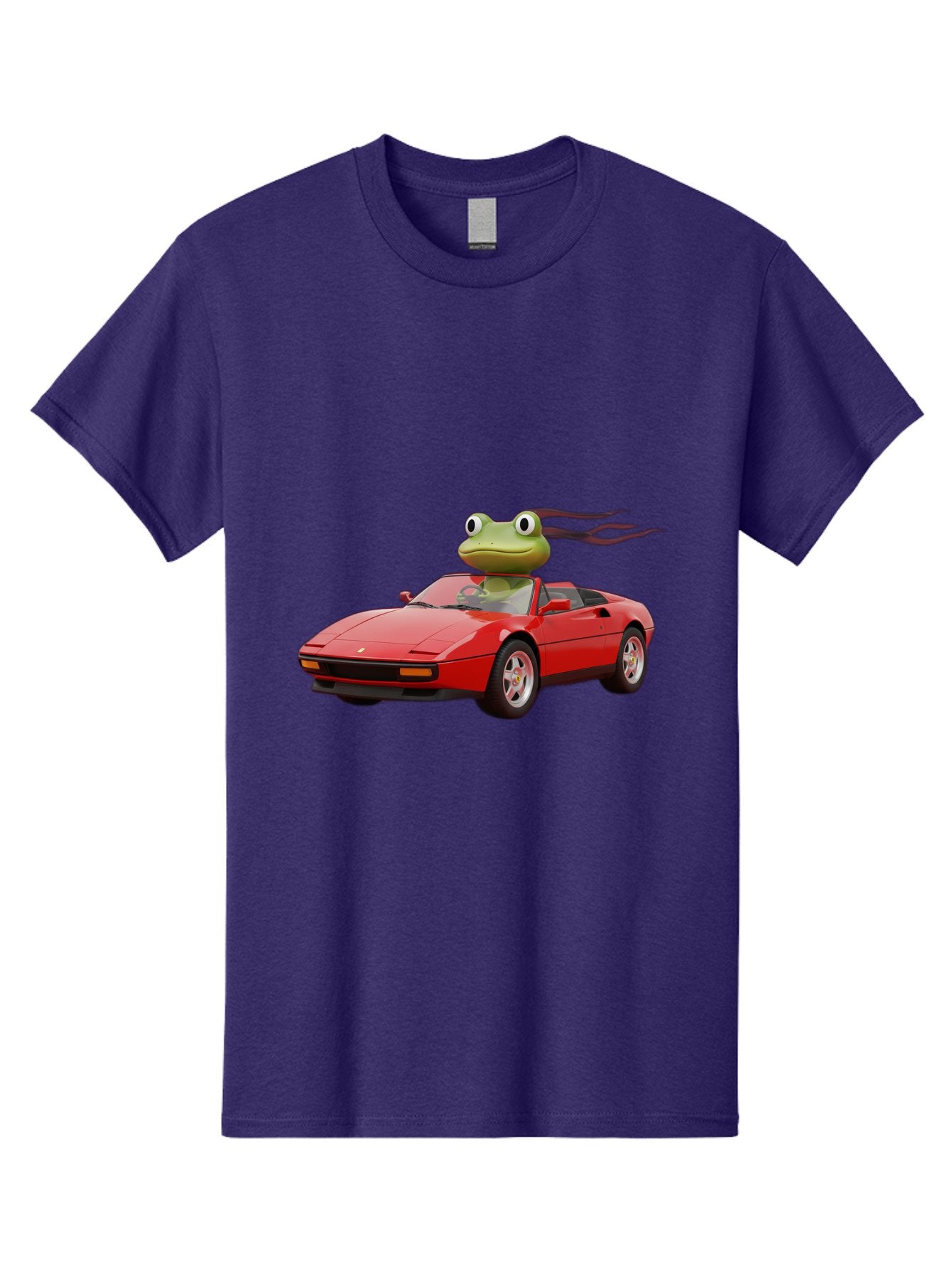 Frog-In-Ferrari-2 Men'S Graphic Tee, 100% Cotton, Comfortable Casual Summer Wear, Machine Washable, Vintage Camera, Old Camera, Antique Camera, Black Camera, Classic Photography, Photography Equipment, Nostalgic Device, Film Camera, Camera Art Baf826 7