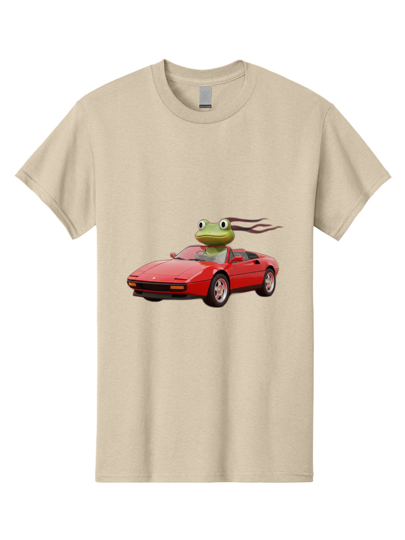 Frog-In-Ferrari-2 Men'S Graphic Tee, 100% Cotton, Comfortable Casual Summer Wear, Machine Washable, Vintage Camera, Old Camera, Antique Camera, Black Camera, Classic Photography, Photography Equipment, Nostalgic Device, Film Camera, Camera Art Baf826 15