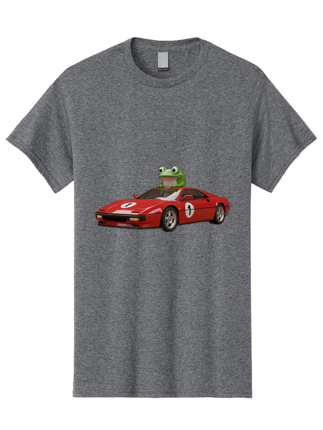 Frog-In-Ferrari-4 Men'S Graphic Tee, 100% Cotton, Comfortable Casual Summer Wear, Machine Washable, Vintage Camera, Old Camera, Antique Camera, Black Camera, Classic Photography, Photography Equipment, Nostalgic Device, Film Camera, Camera Art Baf828 11