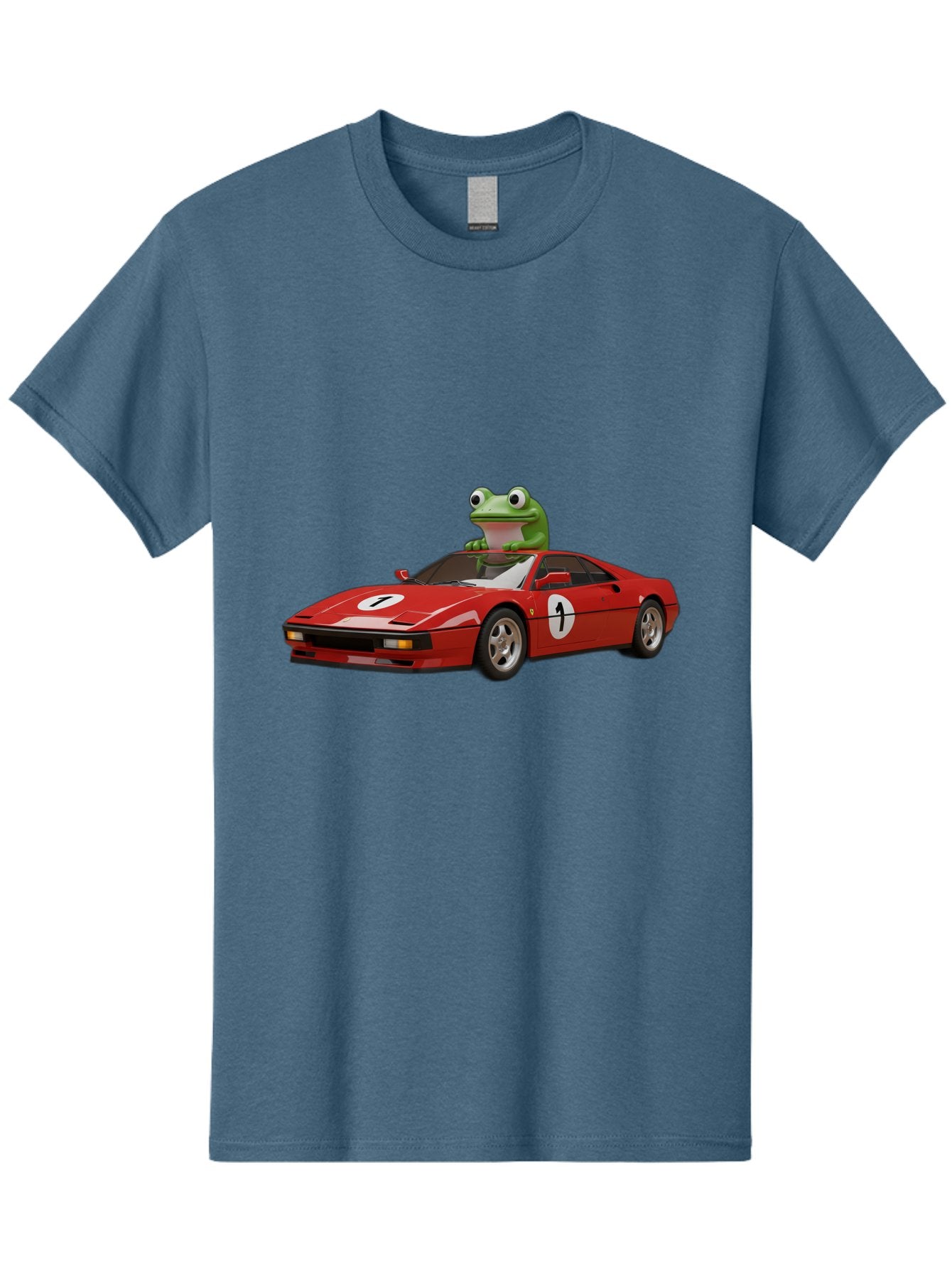 Frog-In-Ferrari-4 Men'S Graphic Tee, 100% Cotton, Comfortable Casual Summer Wear, Machine Washable, Vintage Camera, Old Camera, Antique Camera, Black Camera, Classic Photography, Photography Equipment, Nostalgic Device, Film Camera, Camera Art Baf828 12