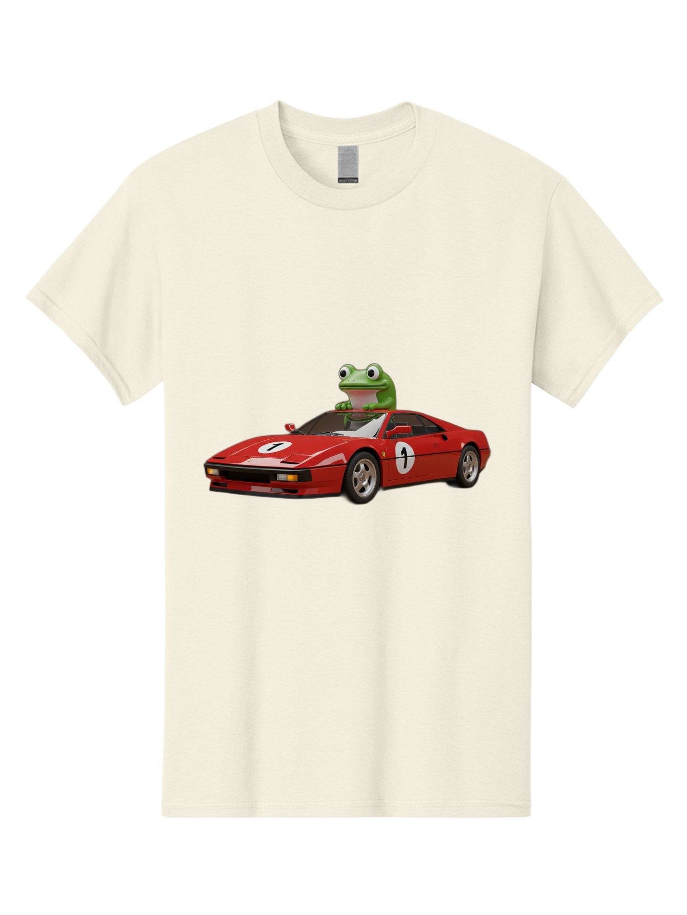 Frog-In-Ferrari-4 Men'S Graphic Tee, 100% Cotton, Comfortable Casual Summer Wear, Machine Washable, Vintage Camera, Old Camera, Antique Camera, Black Camera, Classic Photography, Photography Equipment, Nostalgic Device, Film Camera, Camera Art Baf828 3