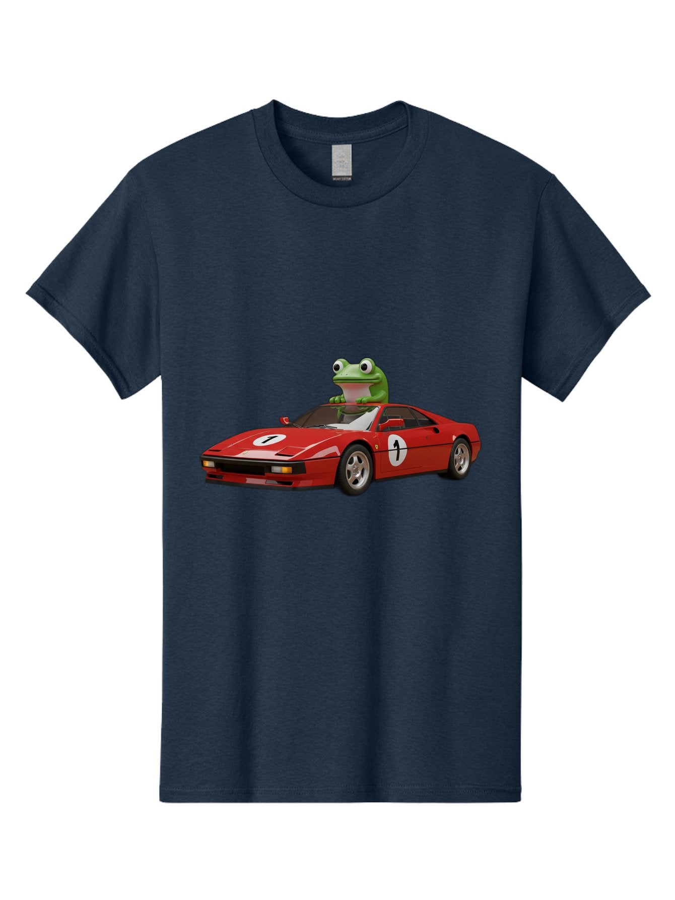 Frog-In-Ferrari-4 Men'S Graphic Tee, 100% Cotton, Comfortable Casual Summer Wear, Machine Washable, Vintage Camera, Old Camera, Antique Camera, Black Camera, Classic Photography, Photography Equipment, Nostalgic Device, Film Camera, Camera Art Baf828 13