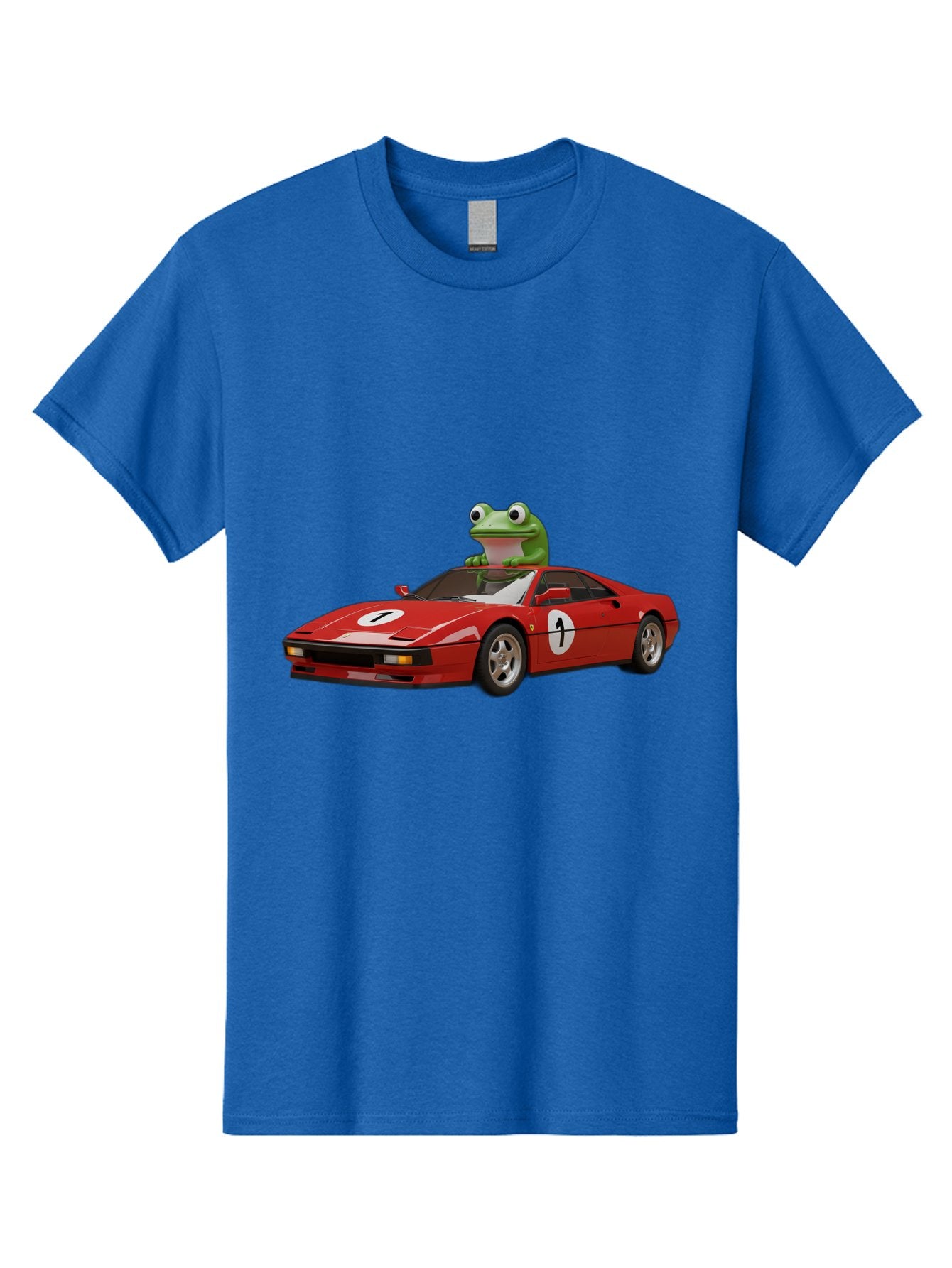 Frog-In-Ferrari-4 Men'S Graphic Tee, 100% Cotton, Comfortable Casual Summer Wear, Machine Washable, Vintage Camera, Old Camera, Antique Camera, Black Camera, Classic Photography, Photography Equipment, Nostalgic Device, Film Camera, Camera Art Baf828 4