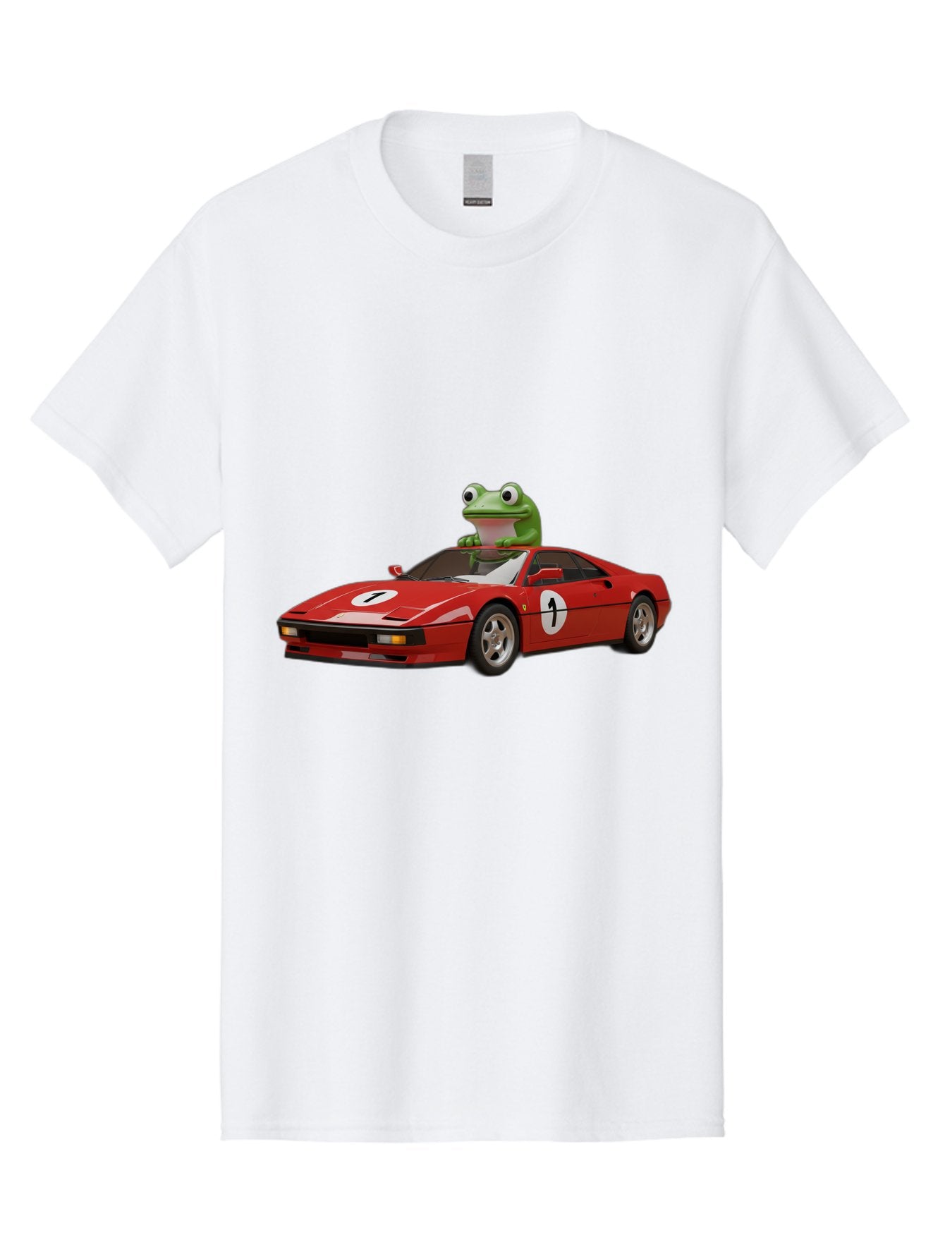 Frog-In-Ferrari-4 Men'S Graphic Tee, 100% Cotton, Comfortable Casual Summer Wear, Machine Washable, Vintage Camera, Old Camera, Antique Camera, Black Camera, Classic Photography, Photography Equipment, Nostalgic Device, Film Camera, Camera Art Baf828 10
