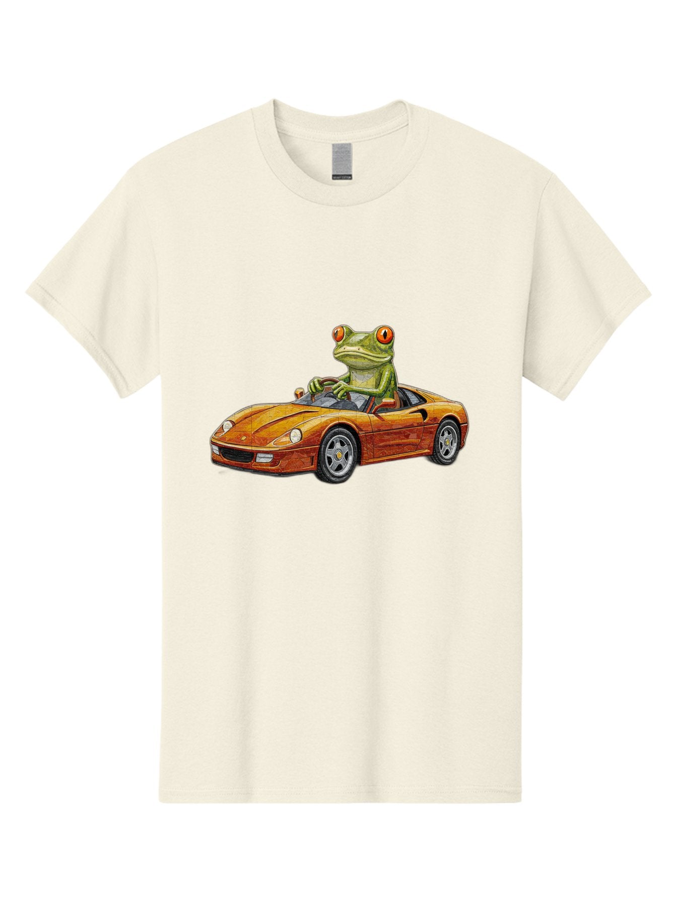 Frog-In-Ferrari-5 Men'S Graphic Tee, 100% Cotton, Comfortable Casual Summer Wear, Machine Washable, Vintage Camera, Old Camera, Antique Camera, Black Camera, Classic Photography, Photography Equipment, Nostalgic Device, Film Camera, Camera Art Baf829 14