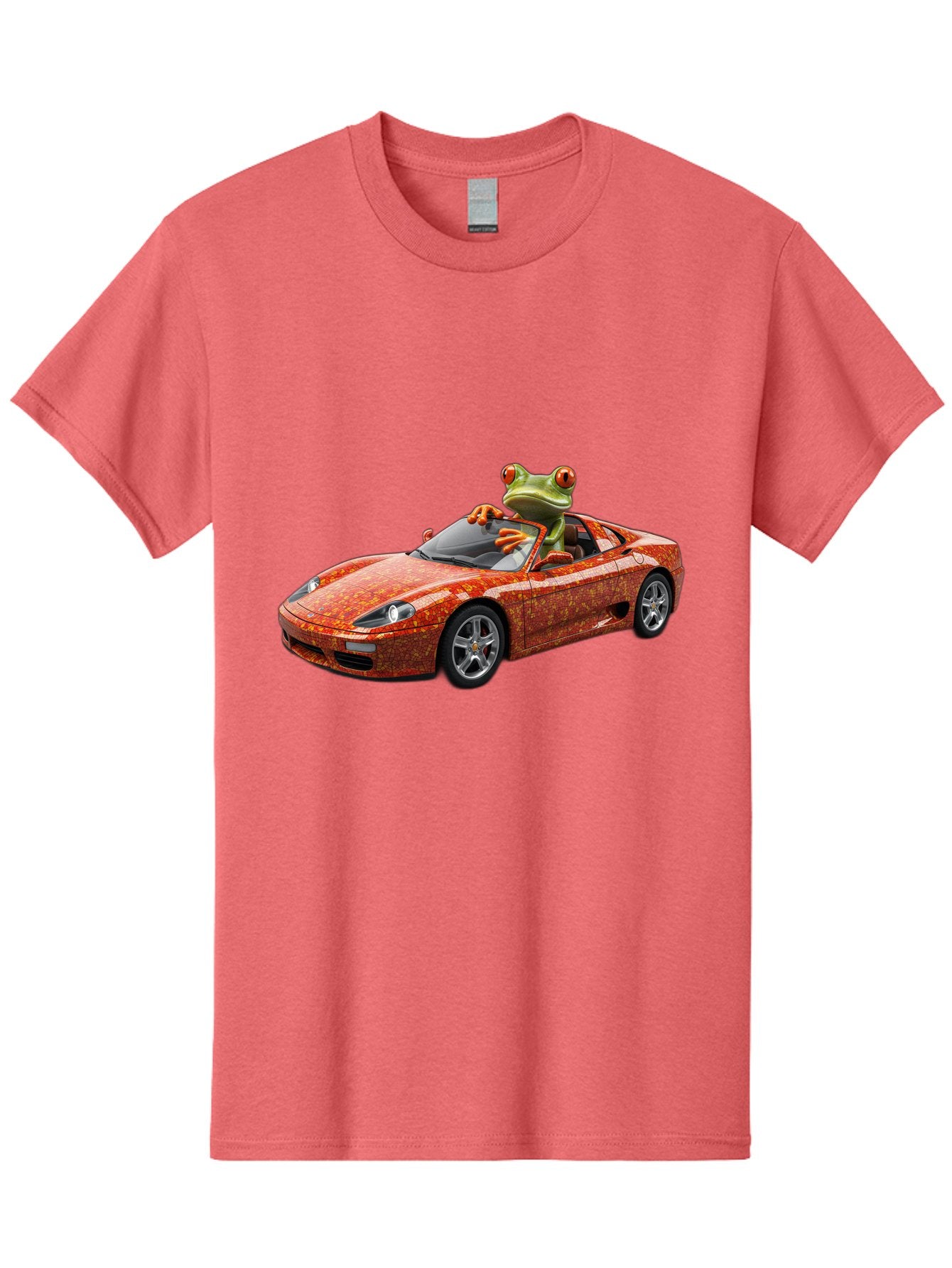 Frog-In-Ferrari-6 Men'S Graphic Tee, 100% Cotton, Comfortable Casual Summer Wear, Machine Washable, Vintage Camera, Old Camera, Antique Camera, Black Camera, Classic Photography, Photography Equipment, Nostalgic Device, Film Camera, Camera Art Baf830 14