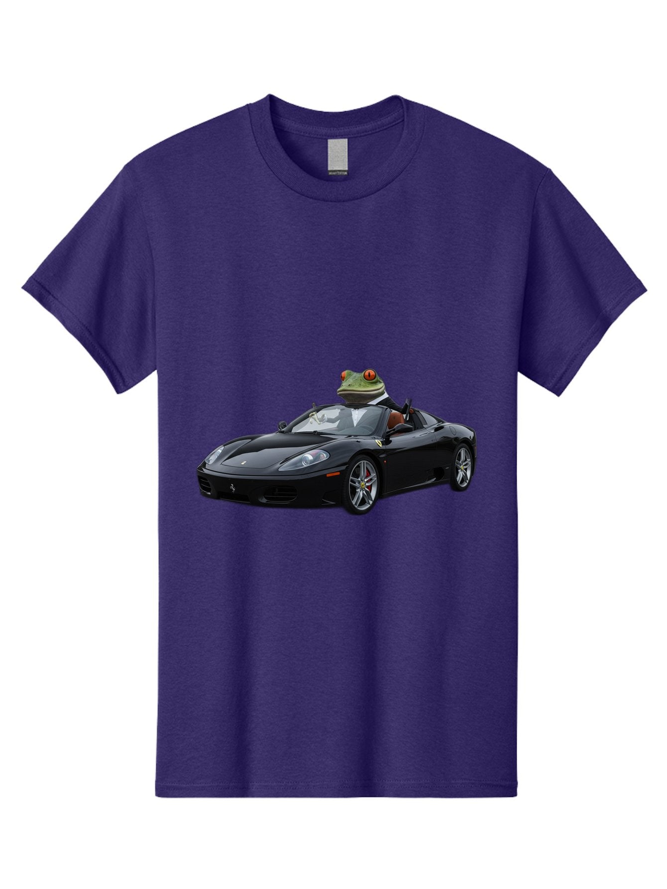 Frog-In-Ferrari-7 Men'S Graphic Tee, 100% Cotton, Comfortable Casual Summer Wear, Machine Washable, Vintage Camera, Old Camera, Antique Camera, Black Camera, Classic Photography, Photography Equipment, Nostalgic Device, Film Camera, Camera Art Baf831 15
