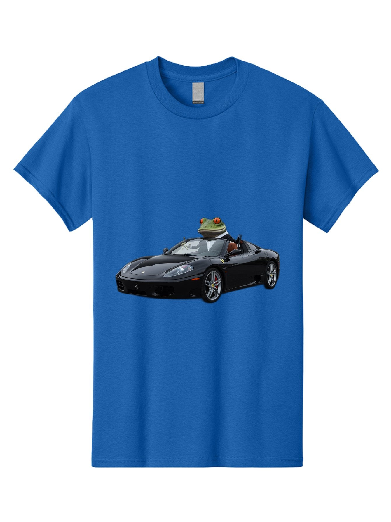 Frog-In-Ferrari-7 Men'S Graphic Tee, 100% Cotton, Comfortable Casual Summer Wear, Machine Washable, Vintage Camera, Old Camera, Antique Camera, Black Camera, Classic Photography, Photography Equipment, Nostalgic Device, Film Camera, Camera Art Baf831