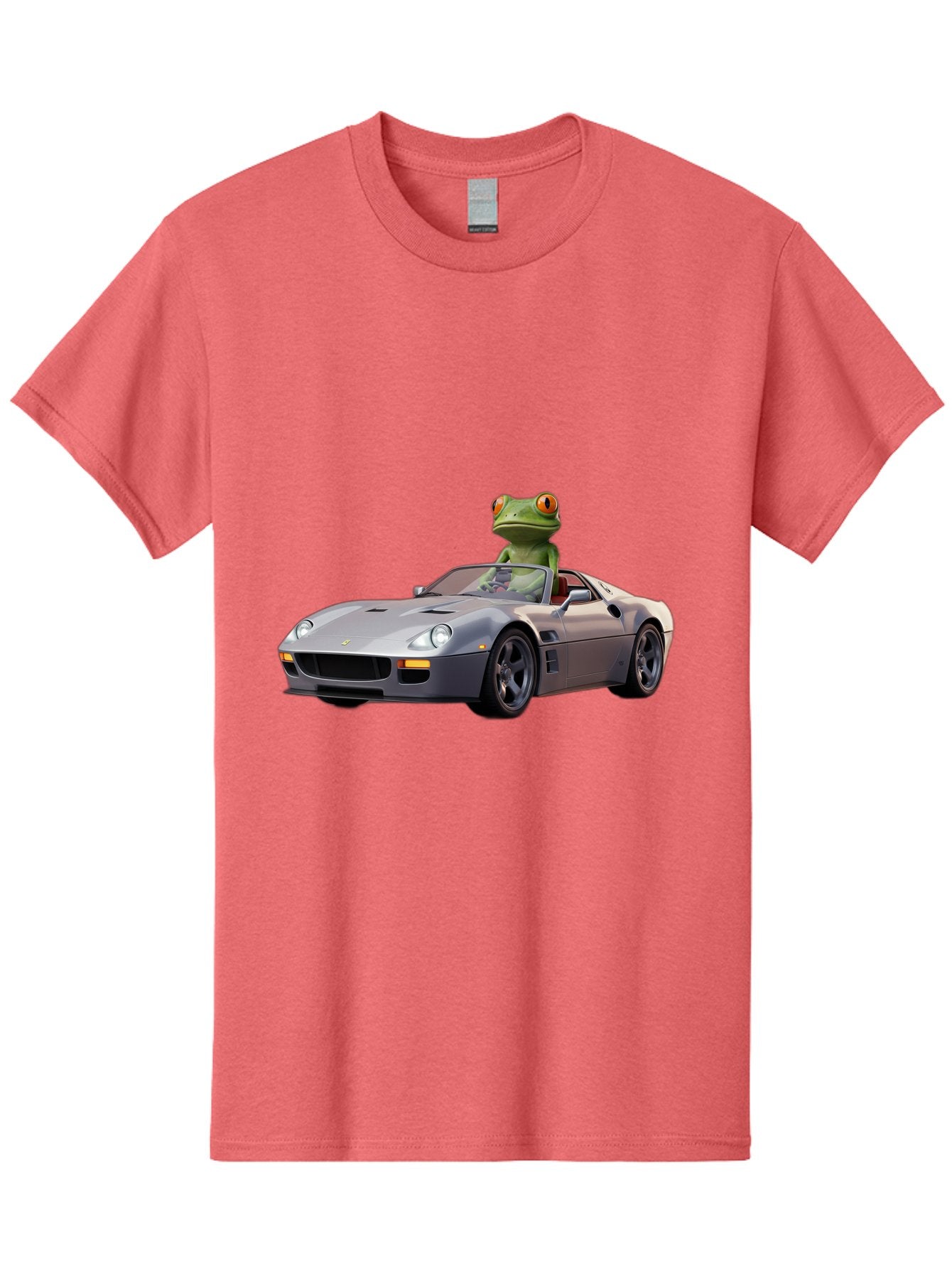 Frog-In-Ferrari-8 Men'S Graphic Tee, 100% Cotton, Comfortable Casual Summer Wear, Machine Washable, Vintage Camera, Old Camera, Antique Camera, Black Camera, Classic Photography, Photography Equipment, Nostalgic Device, Film Camera, Camera Art Baf832 12