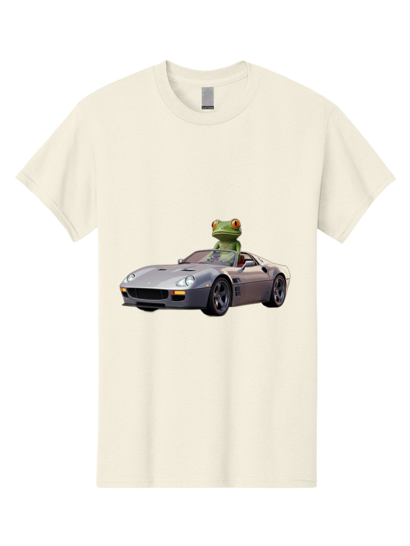 Frog-In-Ferrari-8 Men'S Graphic Tee, 100% Cotton, Comfortable Casual Summer Wear, Machine Washable, Vintage Camera, Old Camera, Antique Camera, Black Camera, Classic Photography, Photography Equipment, Nostalgic Device, Film Camera, Camera Art Baf832 4