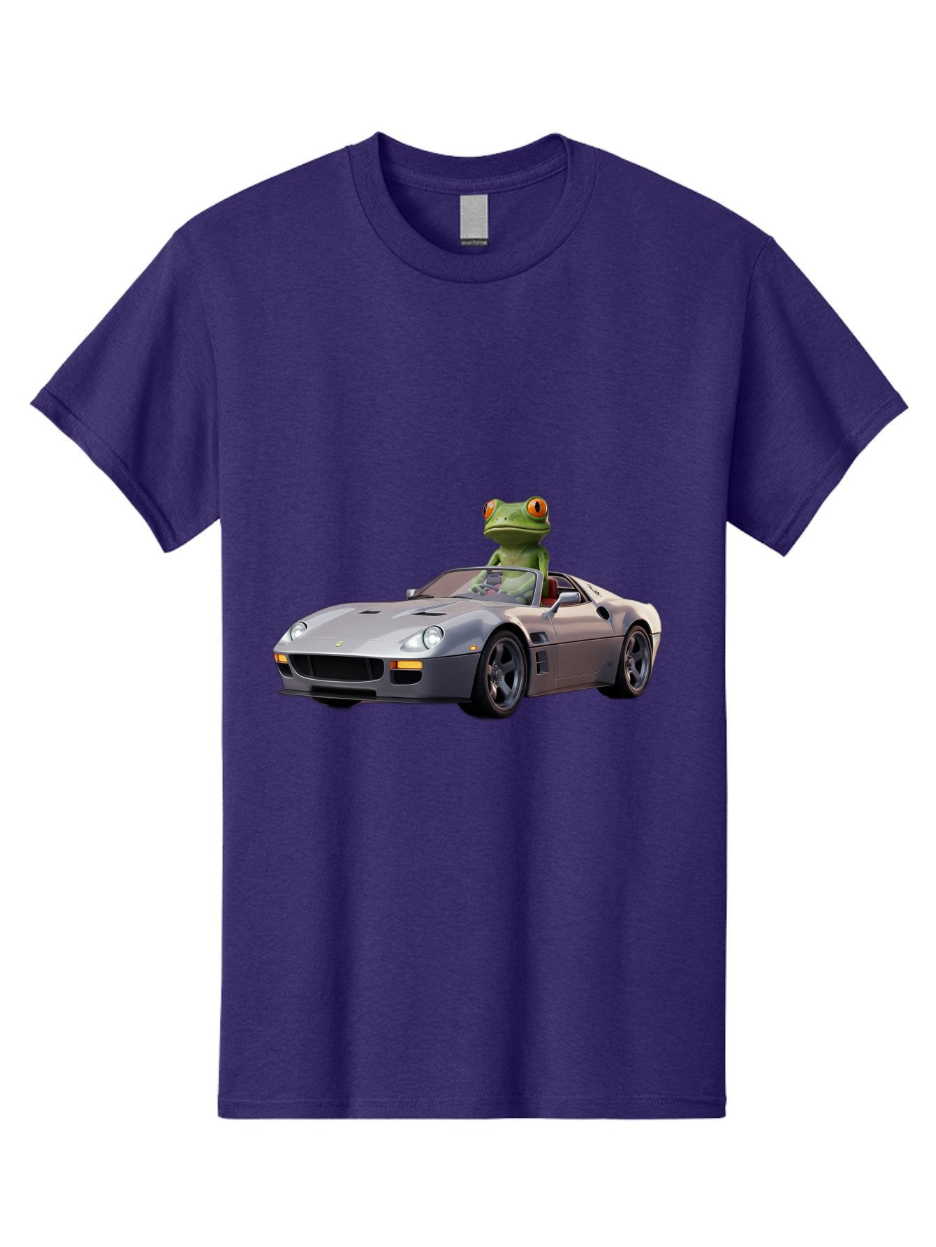 Frog-In-Ferrari-8 Men'S Graphic Tee, 100% Cotton, Comfortable Casual Summer Wear, Machine Washable, Vintage Camera, Old Camera, Antique Camera, Black Camera, Classic Photography, Photography Equipment, Nostalgic Device, Film Camera, Camera Art Baf832 15
