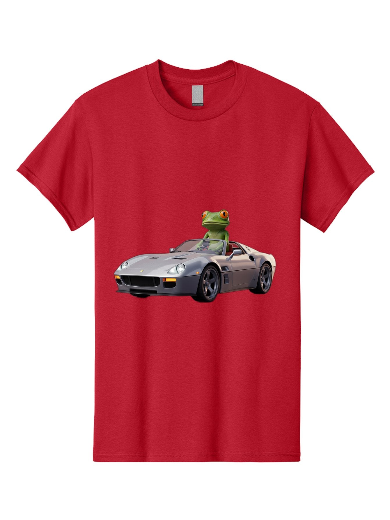 Frog-In-Ferrari-8 Men'S Graphic Tee, 100% Cotton, Comfortable Casual Summer Wear, Machine Washable, Vintage Camera, Old Camera, Antique Camera, Black Camera, Classic Photography, Photography Equipment, Nostalgic Device, Film Camera, Camera Art Baf832 11