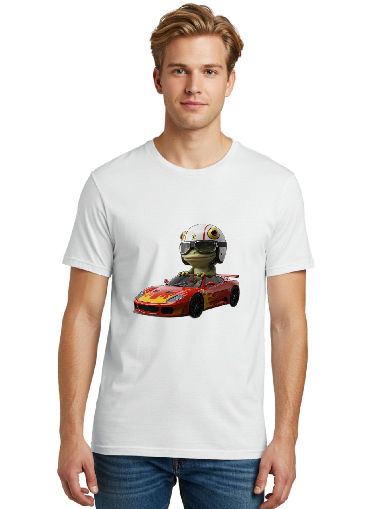 Frog-In-Ferrari Men'S Graphic Tee, 100% Cotton, Comfortable Casual Summer Wear, Machine Washable, Vintage Camera, Old Camera, Antique Camera, Black Camera, Classic Photography, Photography Equipment, Nostalgic Device, Film Camera, Camera Art Baf833 30