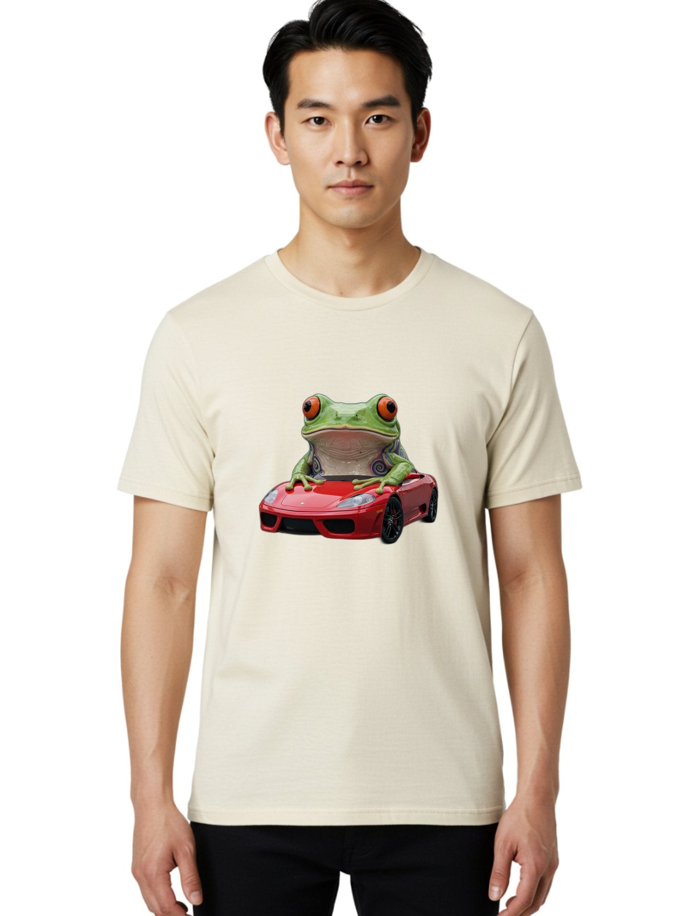 Frog-In-Porsche Men'S Graphic Tee, 100% Cotton, Comfortable Casual Summer Wear, Machine Washable, Vintage Camera, Old Camera, Antique Camera, Black Camera, Classic Photography, Photography Equipment, Nostalgic Device, Film Camera, Camera Art Baf835 25