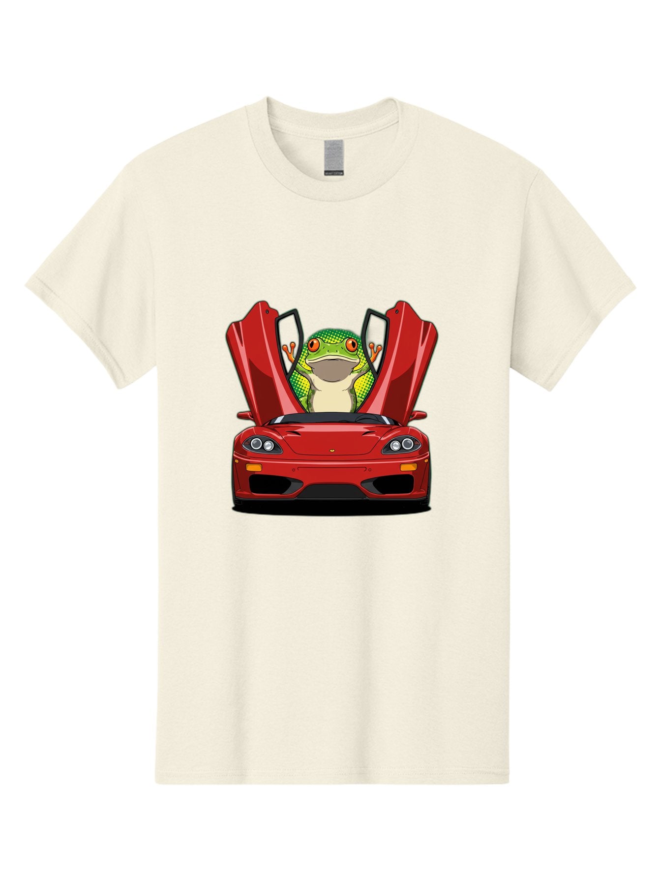 Frog-In-Red-Sports-Car-1 Men'S Graphic Tee, 100% Cotton, Comfortable Casual Summer Wear, Machine Washable, Vintage Camera, Old Camera, Antique Camera, Black Camera, Classic Photography, Photography Equipment, Nostalgic Device, Film Camera, Baf836 5