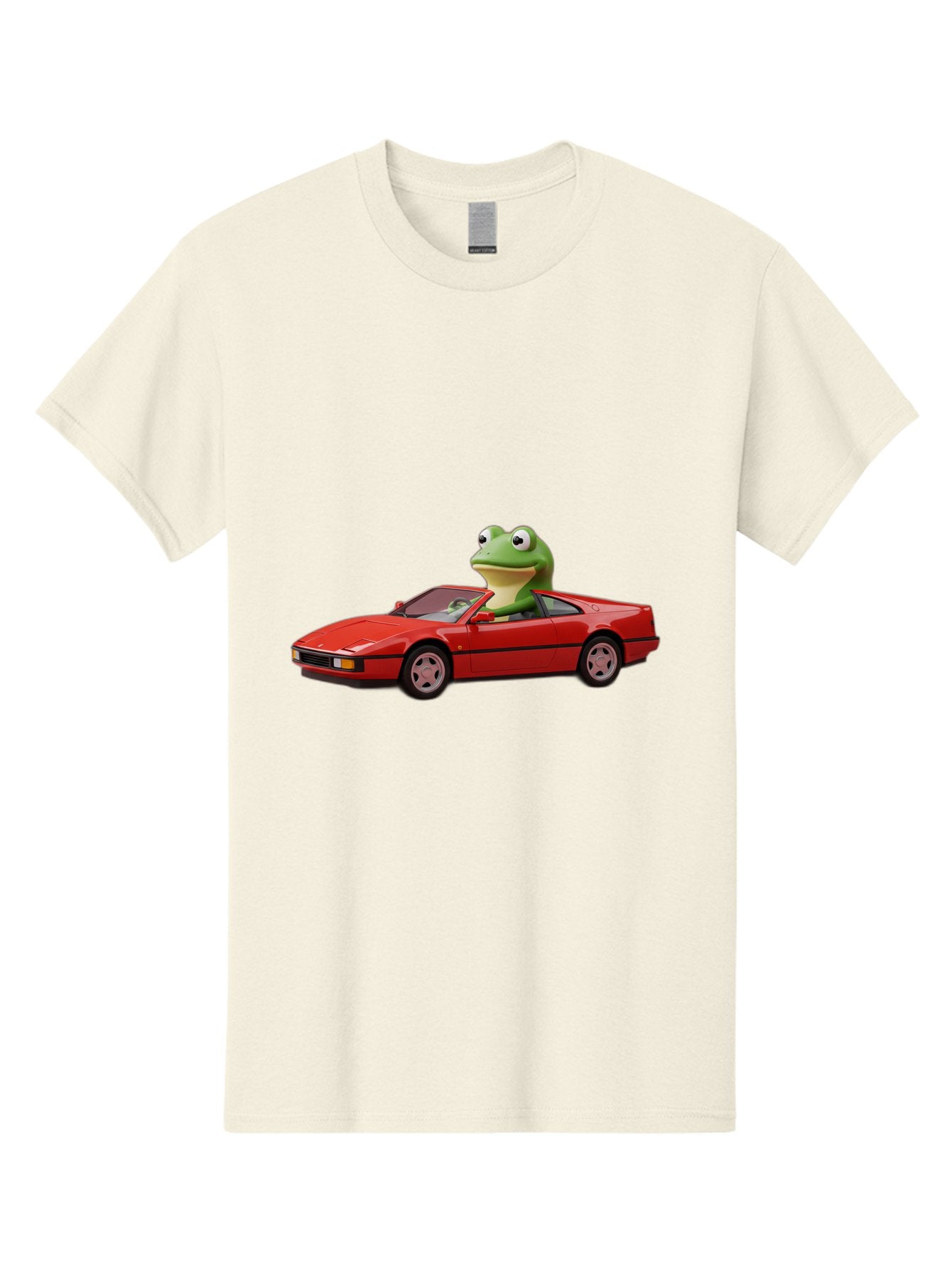 Frog-In-Red-Sports-Car-2 Men'S Graphic Tee, 100% Cotton, Comfortable Casual Summer Wear, Machine Washable, Vintage Camera, Old Camera, Antique Camera, Black Camera, Classic Photography, Photography Equipment, Nostalgic Device, Film Camera, Baf837 6