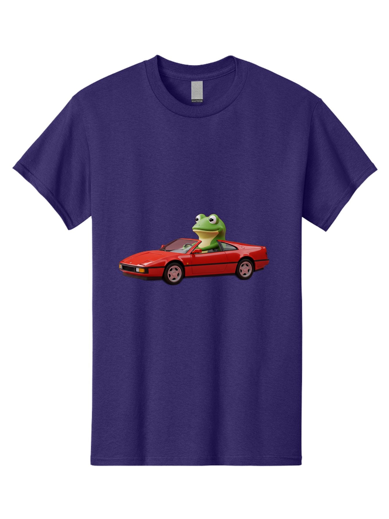 Frog-In-Red-Sports-Car-2 Men'S Graphic Tee, 100% Cotton, Comfortable Casual Summer Wear, Machine Washable, Vintage Camera, Old Camera, Antique Camera, Black Camera, Classic Photography, Photography Equipment, Nostalgic Device, Film Camera, Baf837 15