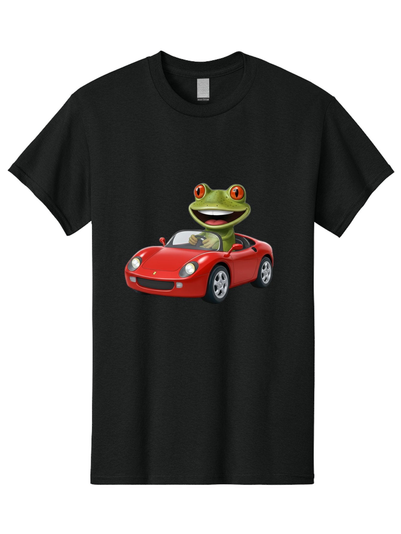 Frog-In-Red-Sports-Car Men'S Graphic Tee, 100% Cotton, Comfortable Casual Summer Wear, Machine Washable, Vintage Camera, Old Camera, Antique Camera, Black Camera, Classic Photography, Photography Equipment, Nostalgic Device, Film Camera, Baf838 15