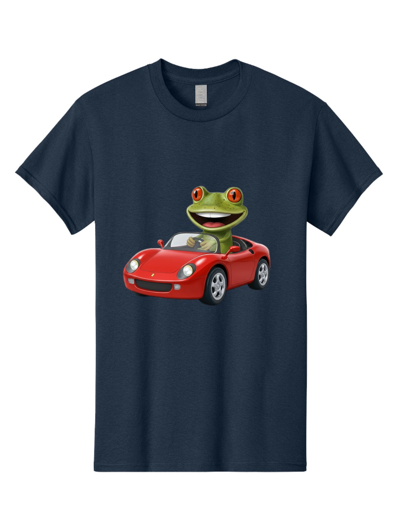 Frog-In-Red-Sports-Car Men'S Graphic Tee, 100% Cotton, Comfortable Casual Summer Wear, Machine Washable, Vintage Camera, Old Camera, Antique Camera, Black Camera, Classic Photography, Photography Equipment, Nostalgic Device, Film Camera, Baf838 13