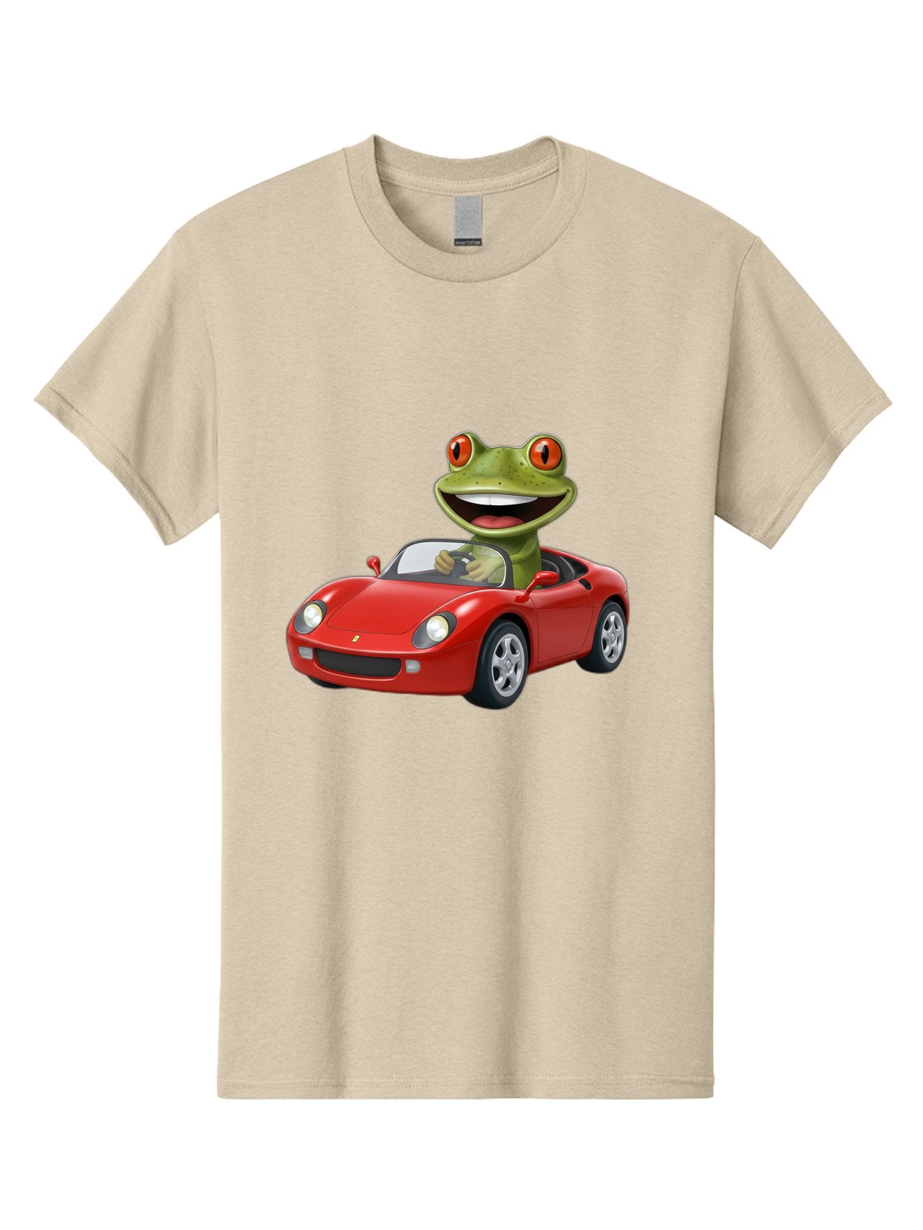 Frog-In-Red-Sports-Car Men'S Graphic Tee, 100% Cotton, Comfortable Casual Summer Wear, Machine Washable, Vintage Camera, Old Camera, Antique Camera, Black Camera, Classic Photography, Photography Equipment, Nostalgic Device, Film Camera, Baf838 5
