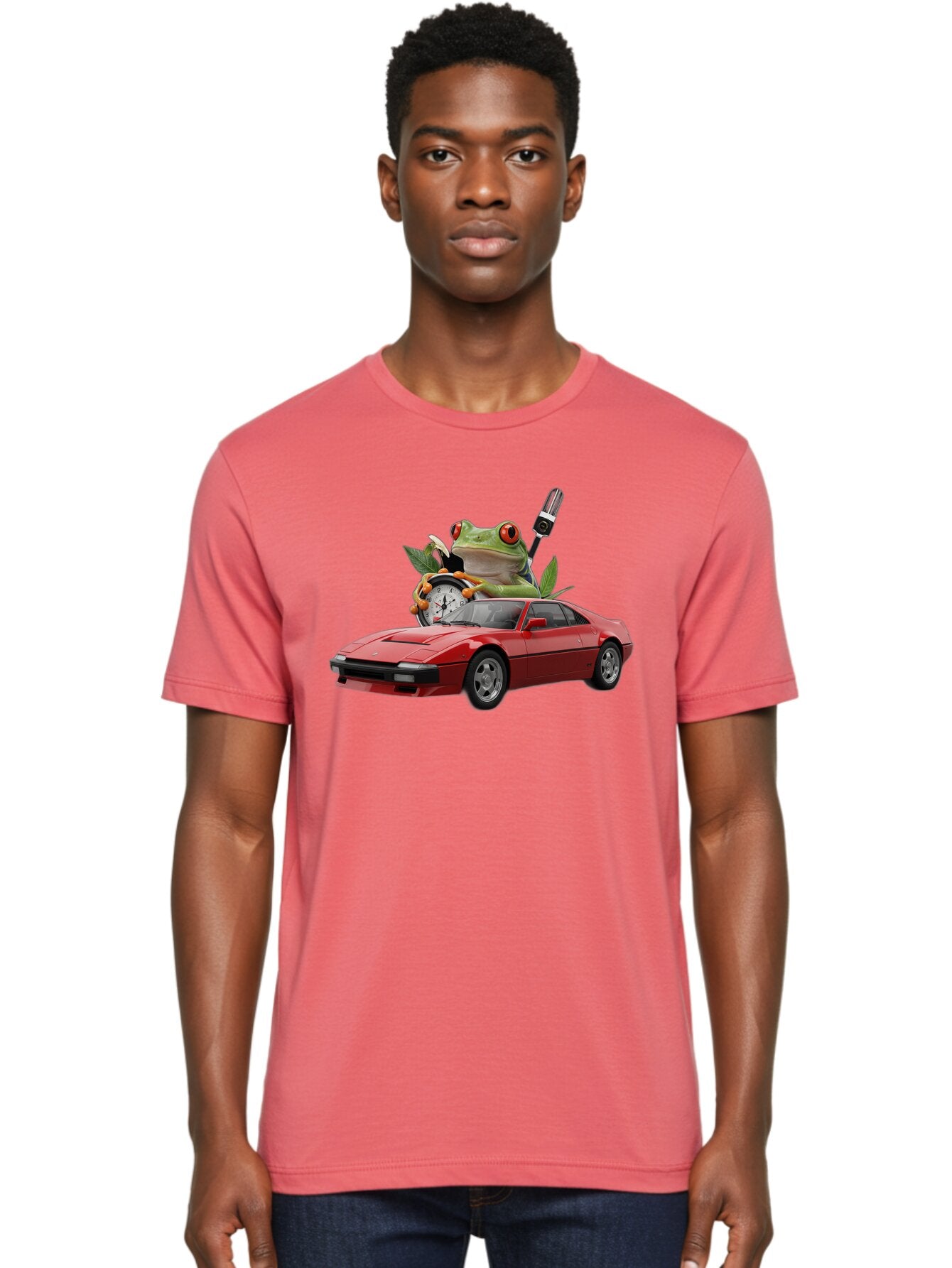 Frog-On-Car Men'S Graphic Tee, 100% Cotton, Comfortable Casual Summer Wear, Machine Washable, Vintage Camera, Old Camera, Antique Camera, Black Camera, Classic Photography, Photography Equipment, Nostalgic Device, Film Camera, Camera Art Baf843 29
