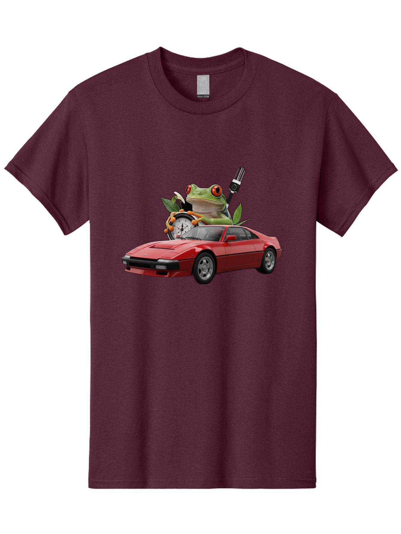 Frog-On-Car Men'S Graphic Tee, 100% Cotton, Comfortable Casual Summer Wear, Machine Washable, Vintage Camera, Old Camera, Antique Camera, Black Camera, Classic Photography, Photography Equipment, Nostalgic Device, Film Camera, Camera Art Baf843