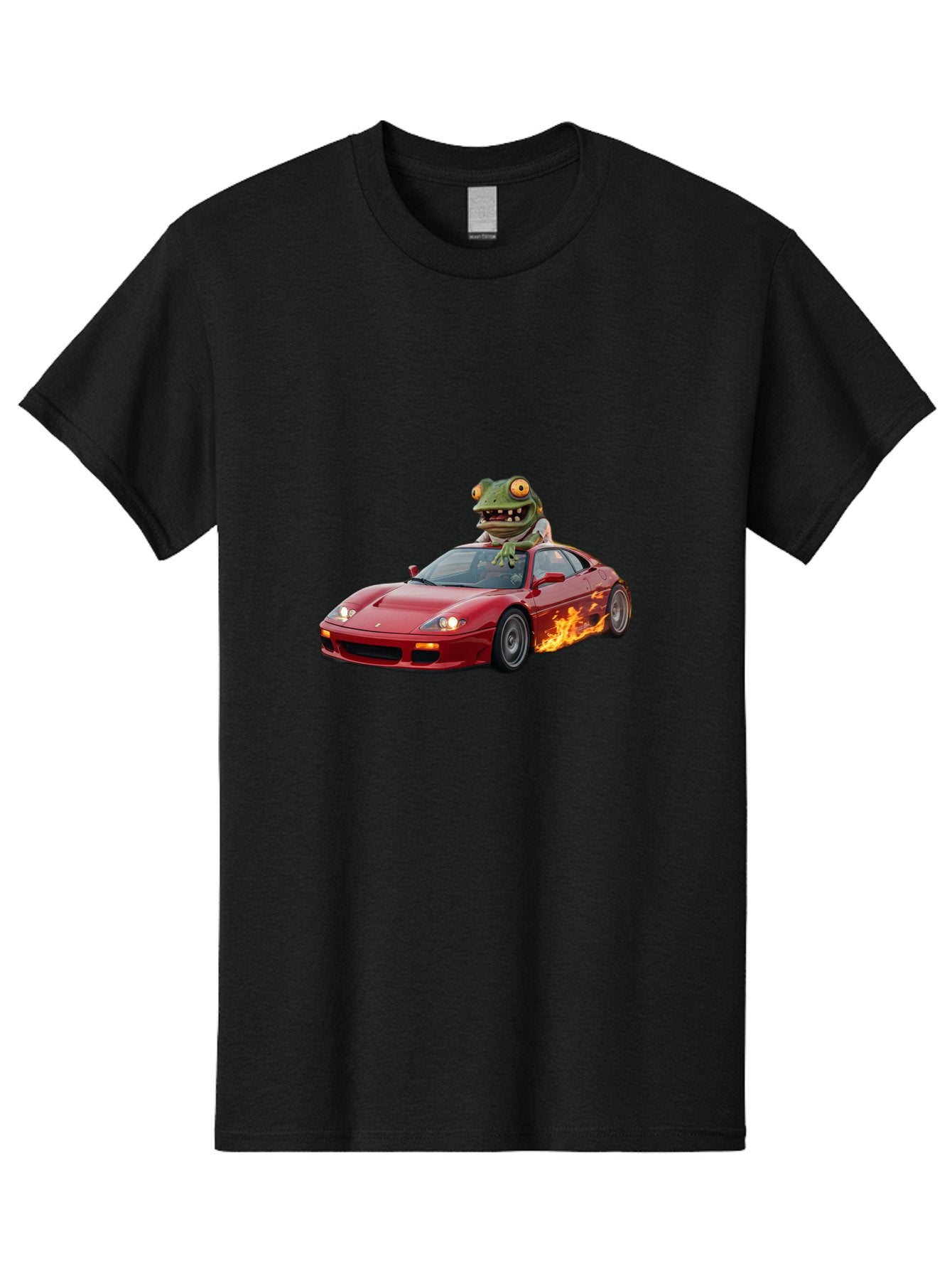 Frog-Riding-Ferrari Men'S Graphic Tee, 100% Cotton, Comfortable Casual Summer Wear, Machine Washable, Vintage Camera, Old Camera, Antique Camera, Black Camera, Classic Photography, Photography Equipment, Nostalgic Device, Film Camera, Baf845 3