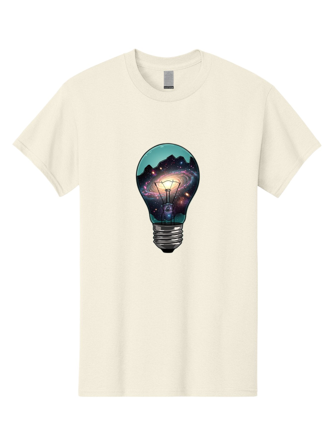 Galaxy-Light-Bulb Men'S Graphic Tee, 100% Cotton, Comfortable Casual Summer Wear, Machine Washable, Vintage Camera, Old Camera, Antique Camera, Black Camera, Classic Photography, Photography Equipment, Nostalgic Device, Film Camera, Camera Art Baf851 12