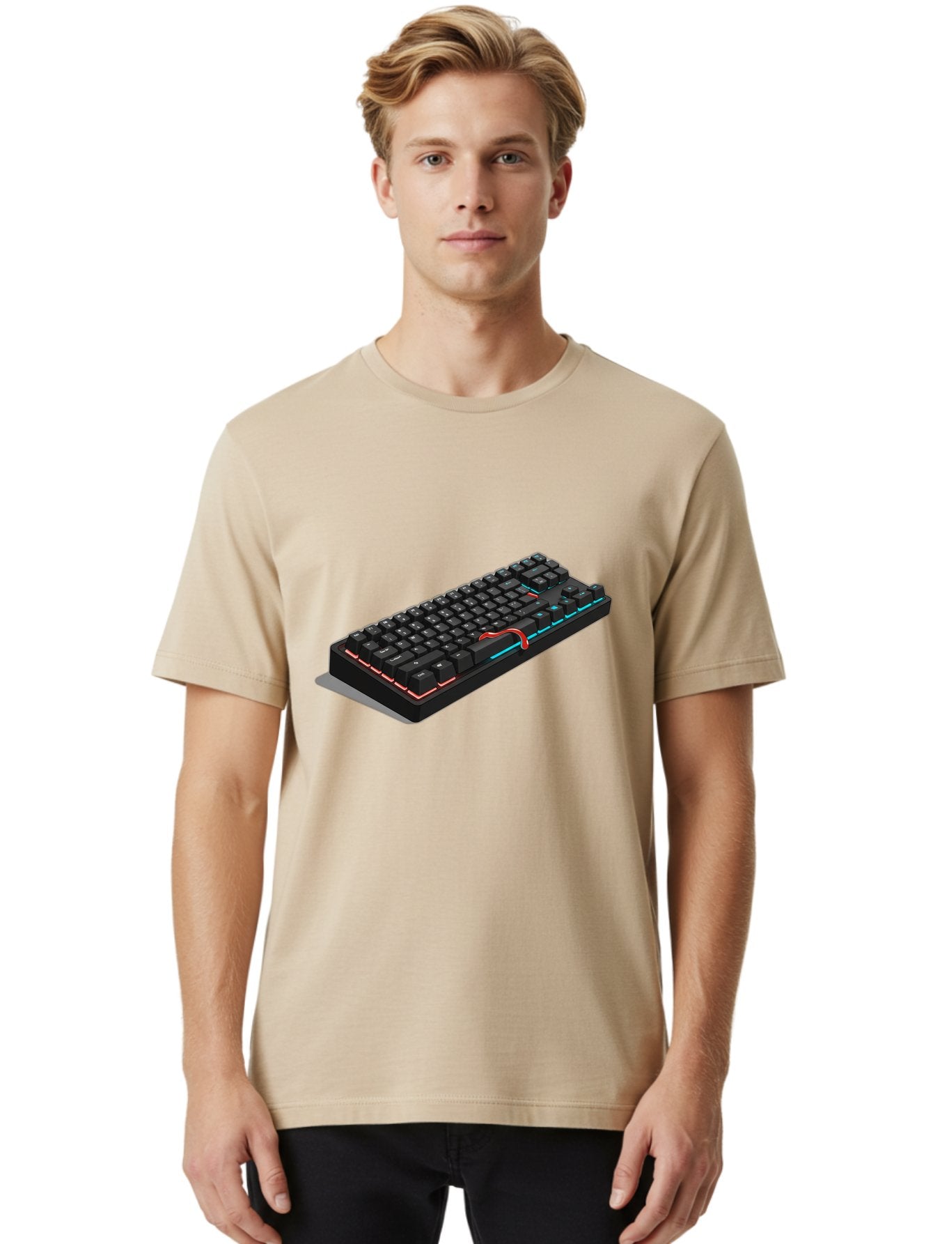 Gaming-Keyboard Men'S Graphic Tee, 100% Cotton, Comfortable Casual Summer Wear, Machine Washable, Vintage Camera, Old Camera, Antique Camera, Black Camera, Classic Photography, Photography Equipment, Nostalgic Device, Film Camera, Camera Art Baf852 26