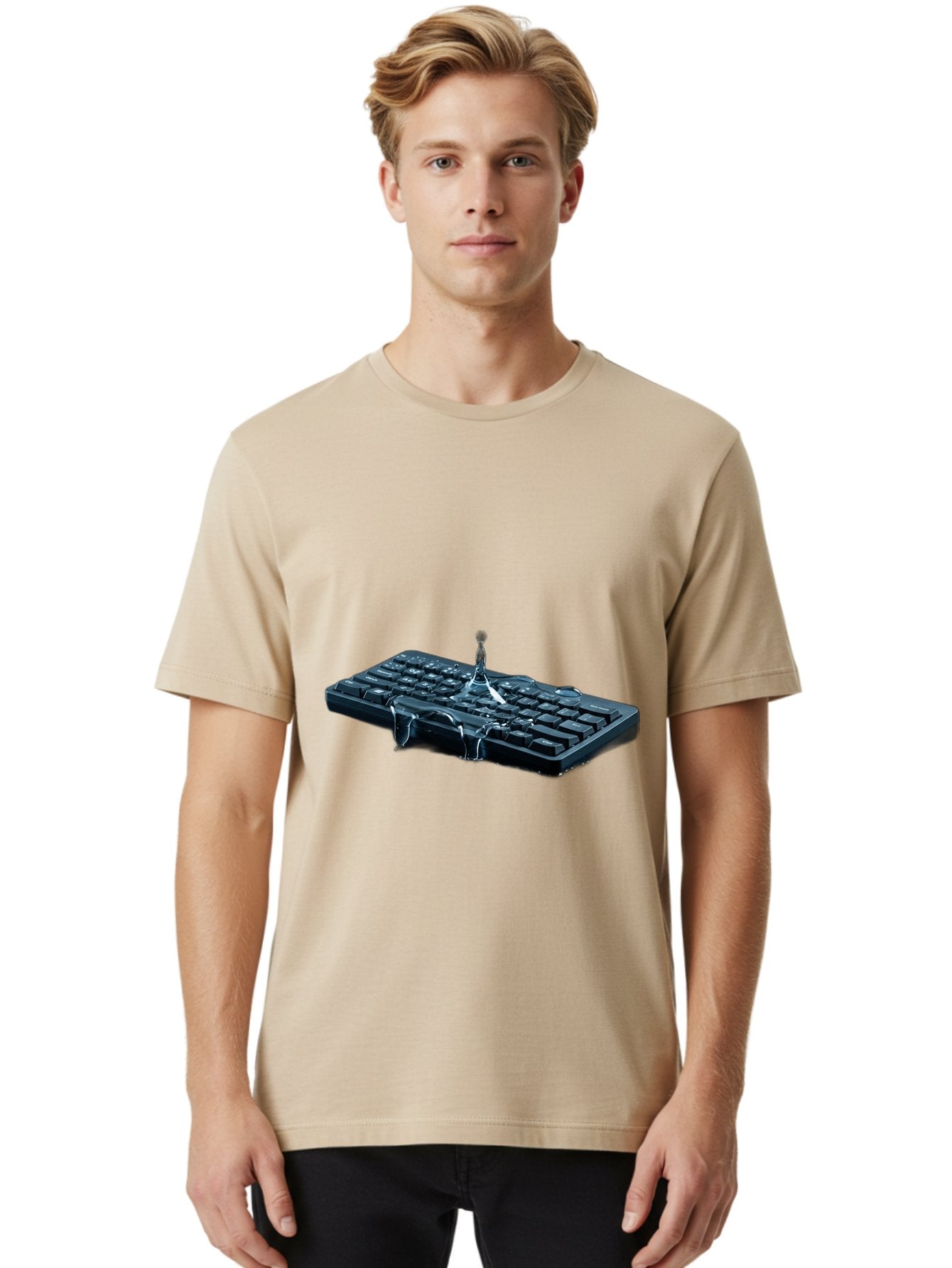 Gloomy-Guy-Keyboard Men'S Graphic Tee, 100% Cotton, Comfortable Casual Summer Wear, Machine Washable, Vintage Camera, Old Camera, Antique Camera, Black Camera, Classic Photography, Photography Equipment, Nostalgic Device, Film Camera, Baf856 20