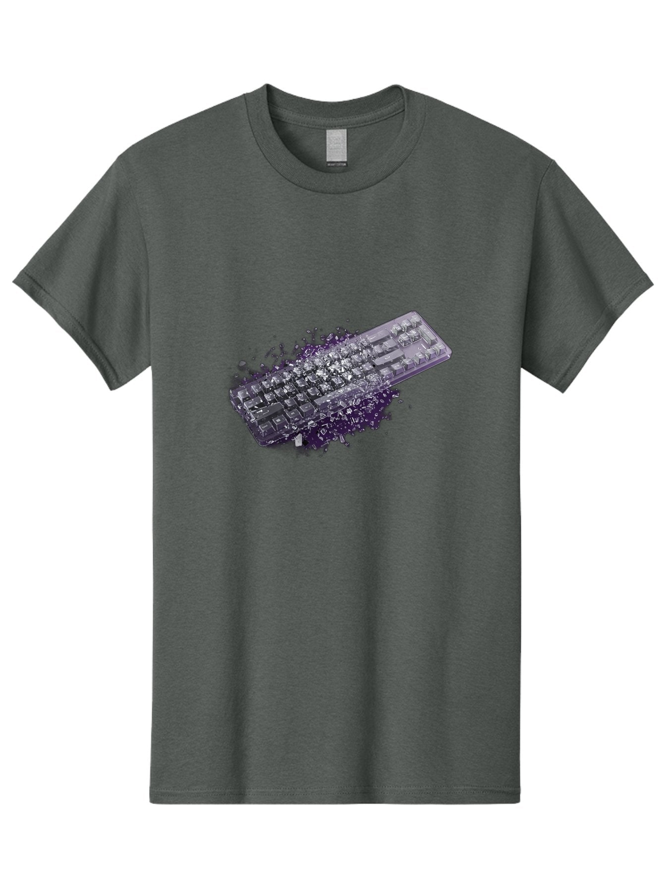 Keyboard-Disintegrating Men'S Graphic Tee, 100% Cotton, Comfortable Casual Summer Wear, Machine Washable, Vintage Camera, Old Camera, Antique Camera, Black Camera, Classic Photography, Photography Equipment, Nostalgic Device, Film Camera, Baf862 9