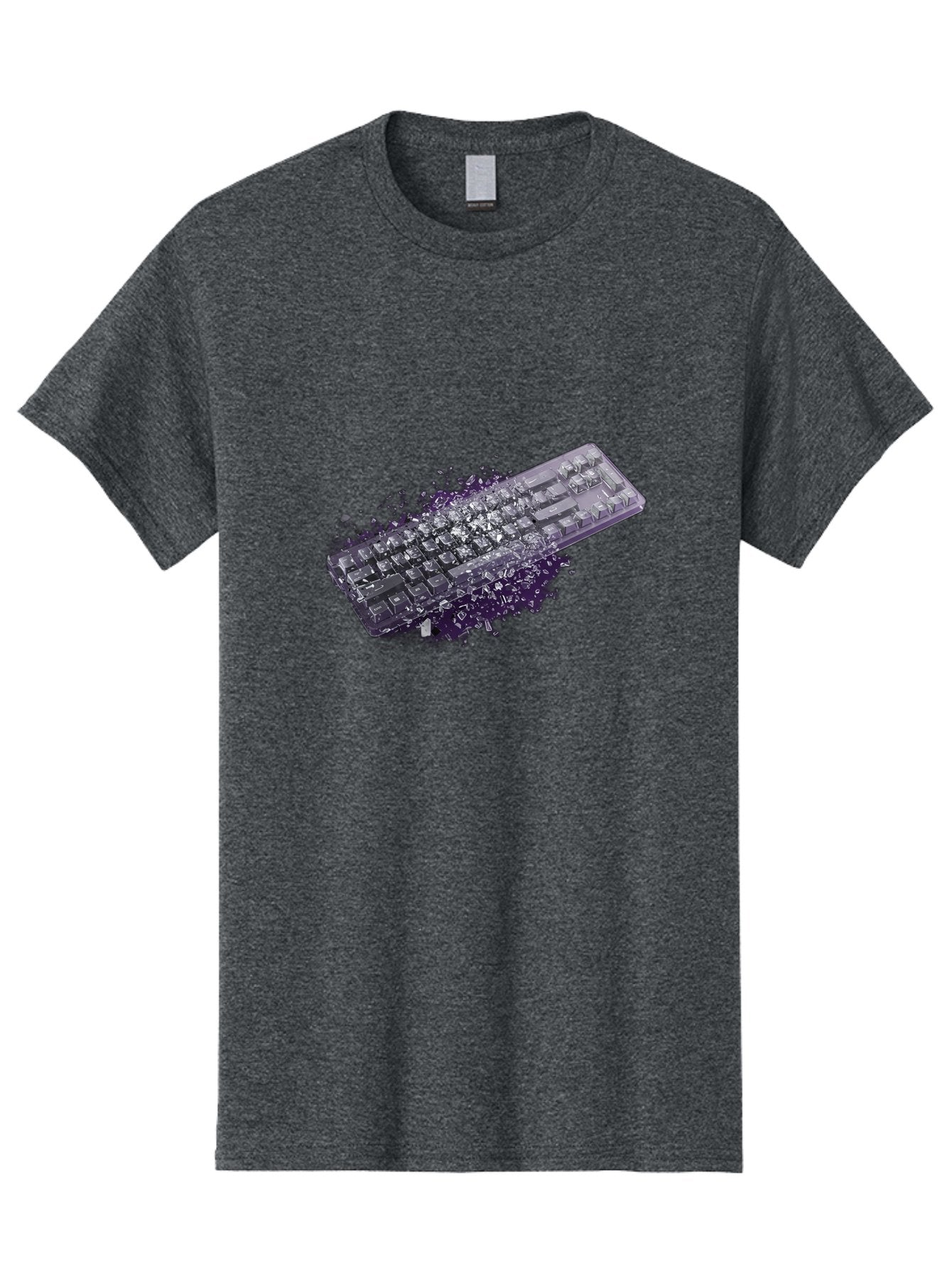 Keyboard-Disintegrating Men'S Graphic Tee, 100% Cotton, Comfortable Casual Summer Wear, Machine Washable, Vintage Camera, Old Camera, Antique Camera, Black Camera, Classic Photography, Photography Equipment, Nostalgic Device, Film Camera, Baf862 4