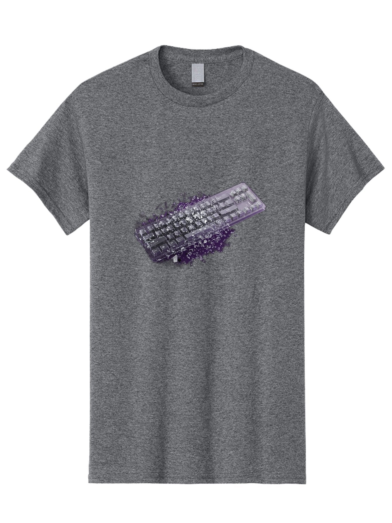 Keyboard-Disintegrating Men'S Graphic Tee, 100% Cotton, Comfortable Casual Summer Wear, Machine Washable, Vintage Camera, Old Camera, Antique Camera, Black Camera, Classic Photography, Photography Equipment, Nostalgic Device, Film Camera, Baf862 13