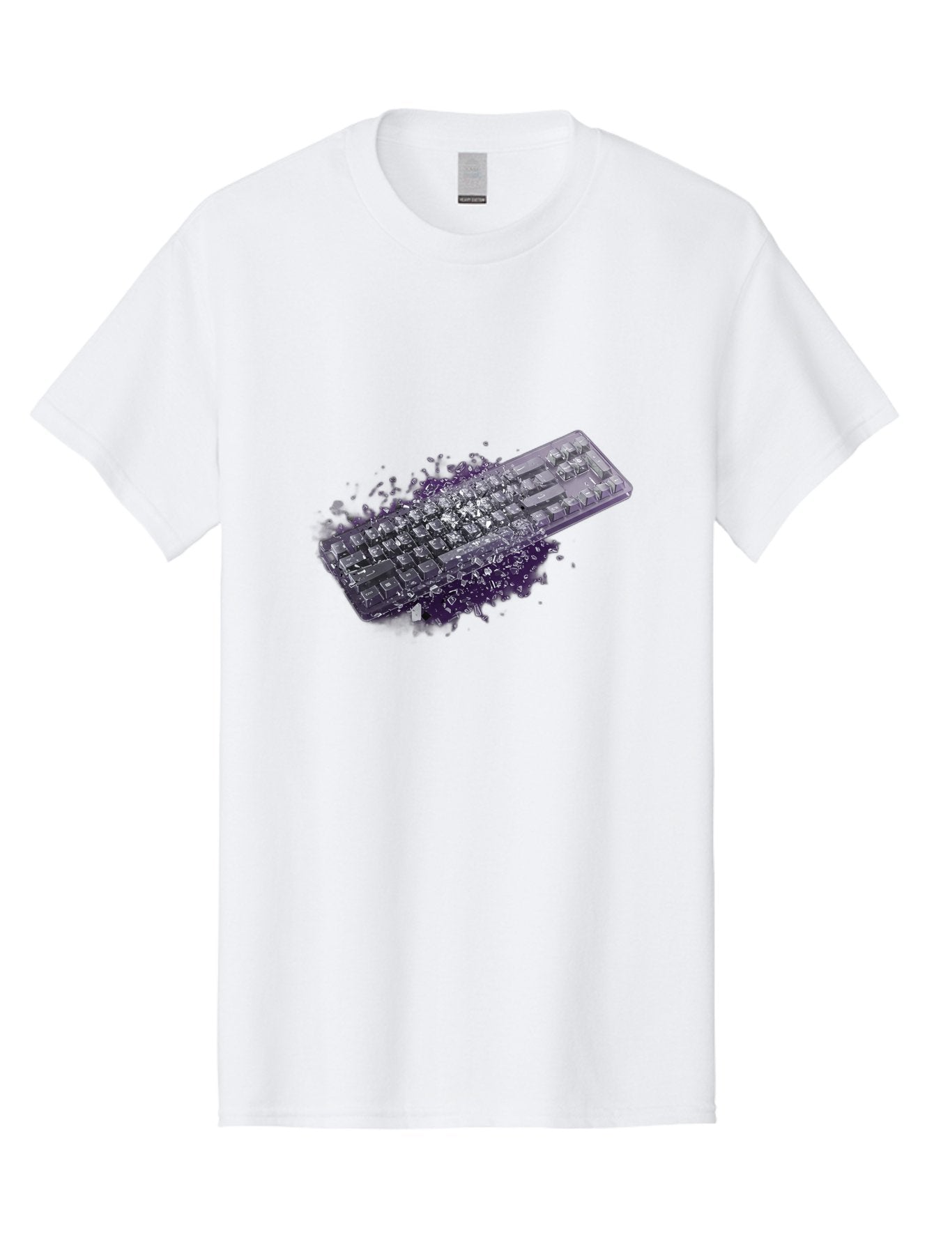 Keyboard-Disintegrating Men'S Graphic Tee, 100% Cotton, Comfortable Casual Summer Wear, Machine Washable, Vintage Camera, Old Camera, Antique Camera, Black Camera, Classic Photography, Photography Equipment, Nostalgic Device, Film Camera, Baf862 7