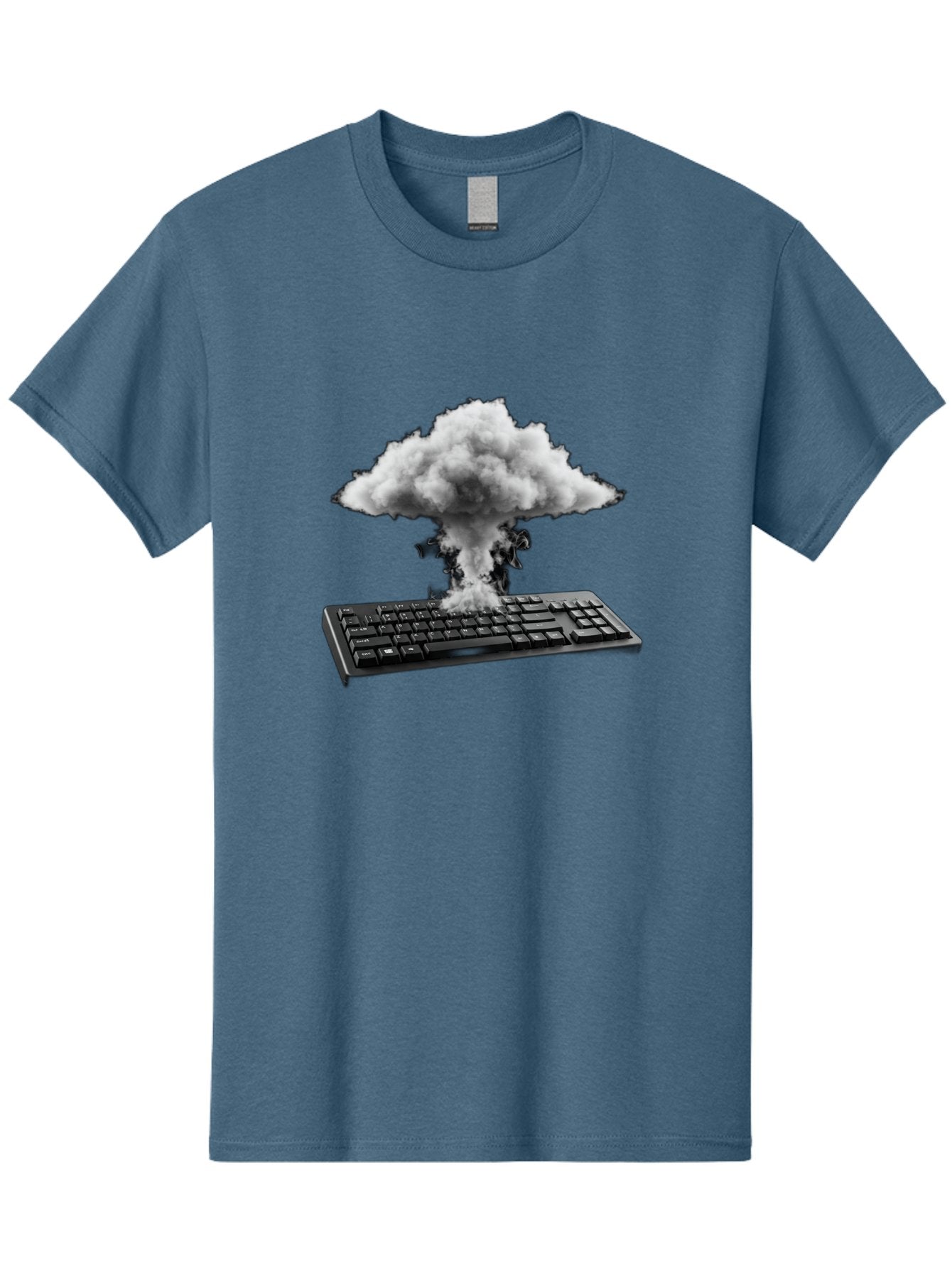 Keyboard-Explosion Men'S Graphic Tee, 100% Cotton, Comfortable Casual Summer Wear, Machine Washable, Vintage Camera, Old Camera, Antique Camera, Black Camera, Classic Photography, Photography Equipment, Nostalgic Device, Film Camera, Baf863 7