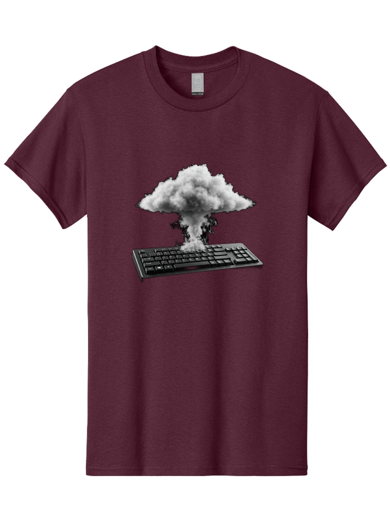 Keyboard-Explosion Men'S Graphic Tee, 100% Cotton, Comfortable Casual Summer Wear, Machine Washable, Vintage Camera, Old Camera, Antique Camera, Black Camera, Classic Photography, Photography Equipment, Nostalgic Device, Film Camera, Baf863