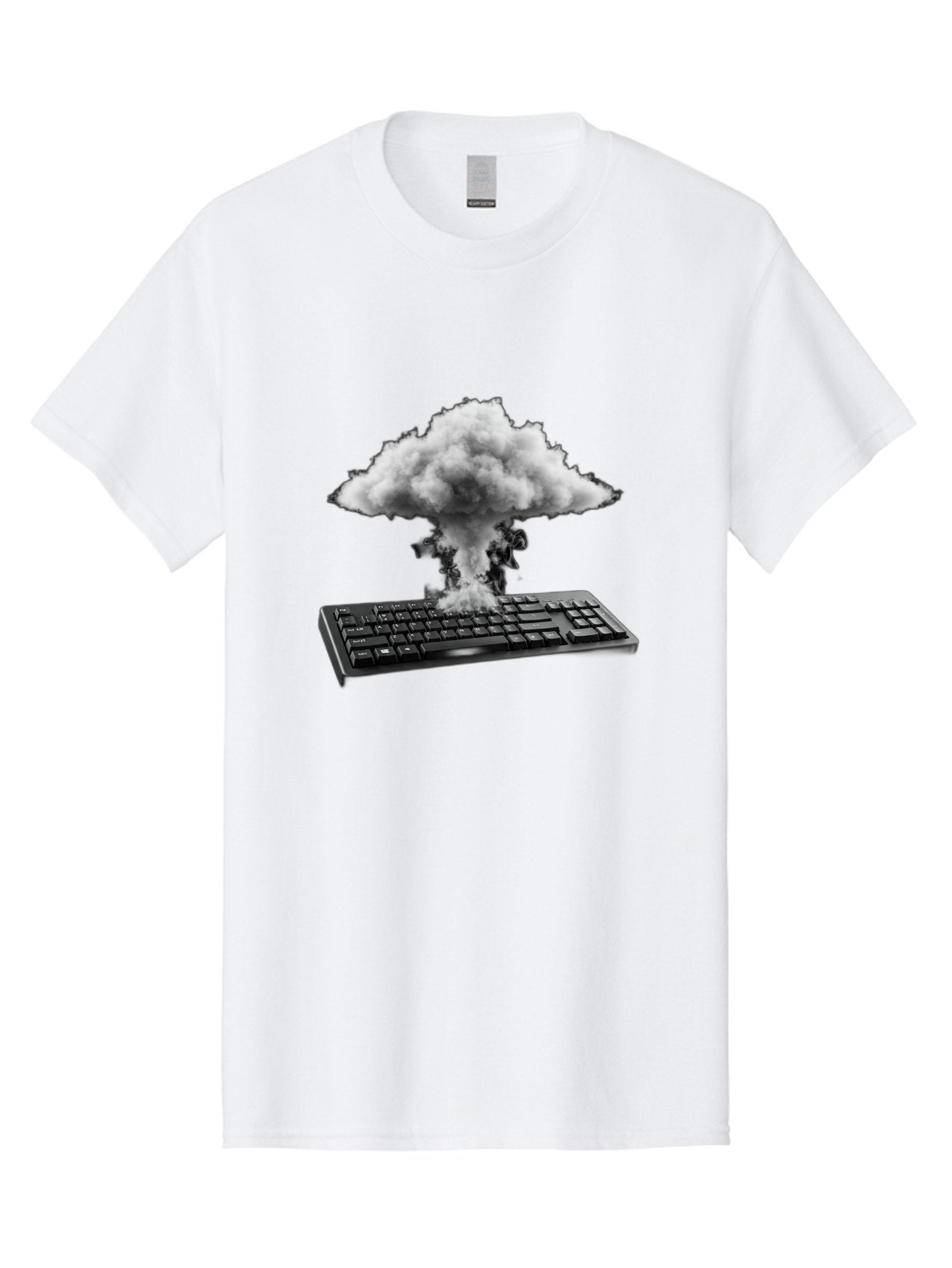 Keyboard-Explosion Men'S Graphic Tee, 100% Cotton, Comfortable Casual Summer Wear, Machine Washable, Vintage Camera, Old Camera, Antique Camera, Black Camera, Classic Photography, Photography Equipment, Nostalgic Device, Film Camera, Baf863 5