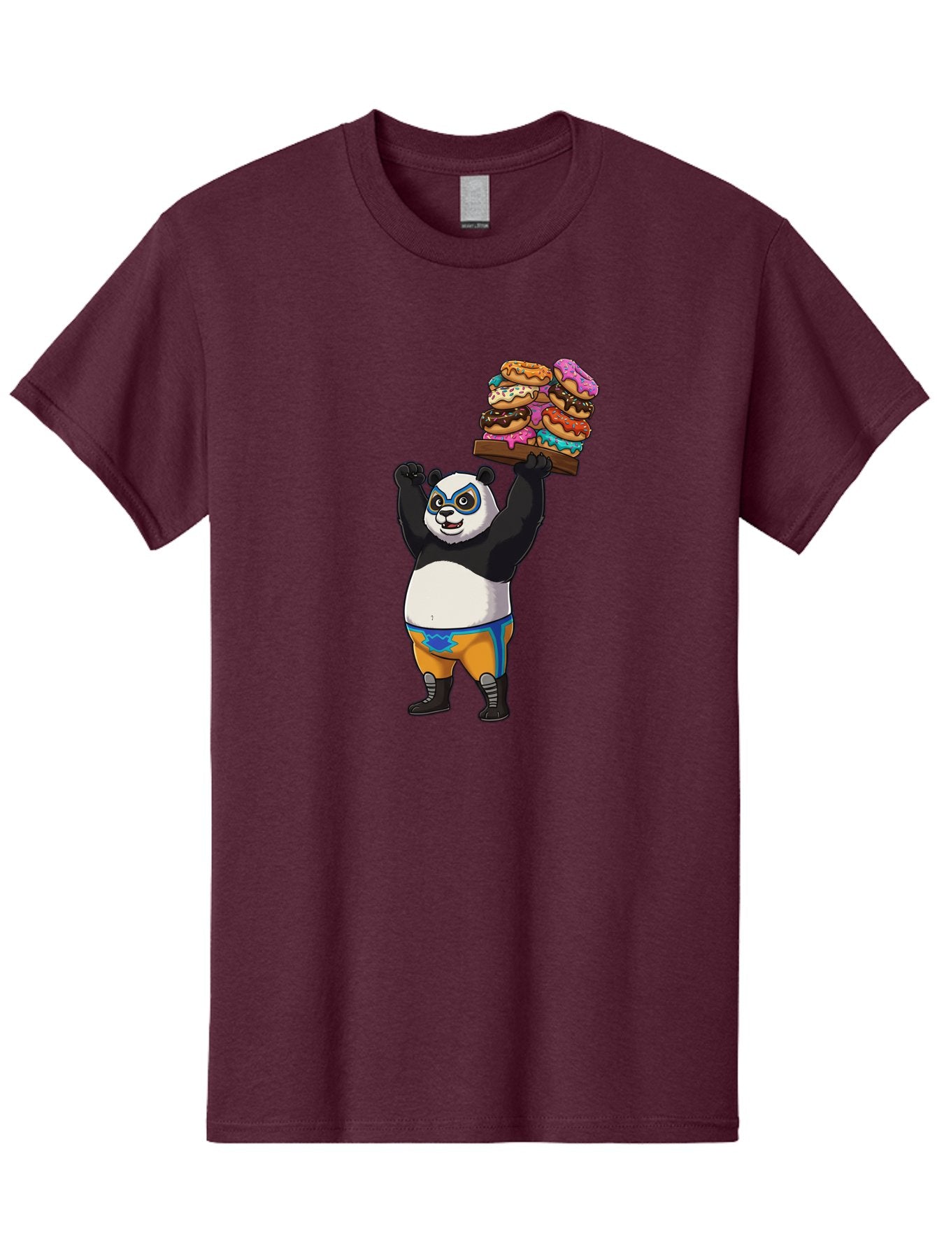Kung-Fu-Panda-Holding-Burgers Men'S Graphic Tee, 100% Cotton, Comfortable Casual Summer Wear, Machine Washable, Vintage Camera, Old Camera, Antique Camera, Black Camera, Classic Photography, Photography Equipment, Nostalgic Device, Baf869 3