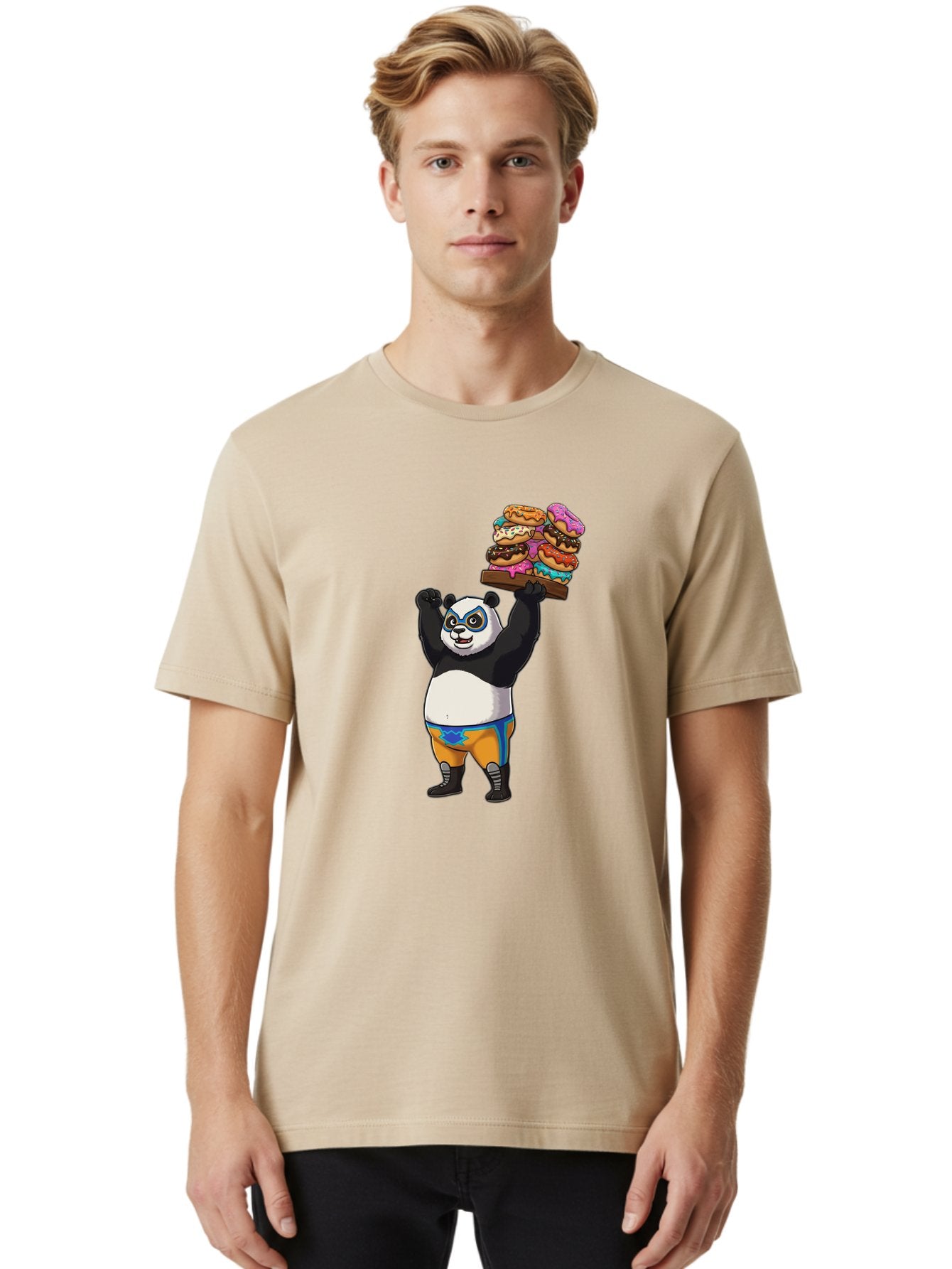 Kung-Fu-Panda-Holding-Burgers Men'S Graphic Tee, 100% Cotton, Comfortable Casual Summer Wear, Machine Washable, Vintage Camera, Old Camera, Antique Camera, Black Camera, Classic Photography, Photography Equipment, Nostalgic Device, Baf869 29