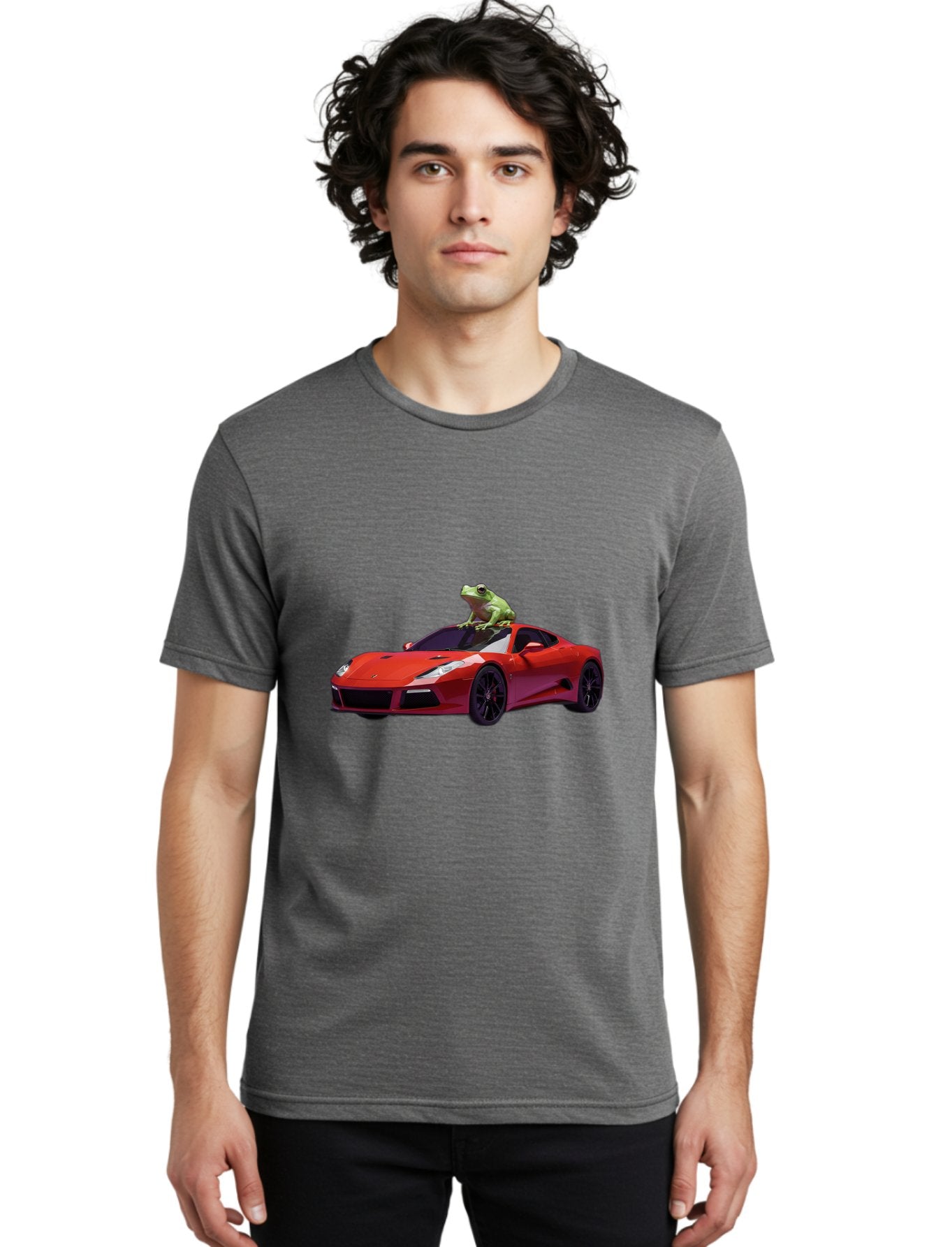 Lamborghini-With-Frog Men'S Graphic Tee, 100% Cotton, Comfortable Casual Summer Wear, Machine Washable, Vintage Camera, Old Camera, Antique Camera, Black Camera, Classic Photography, Photography Equipment, Nostalgic Device, Film Camera, Baf871 20