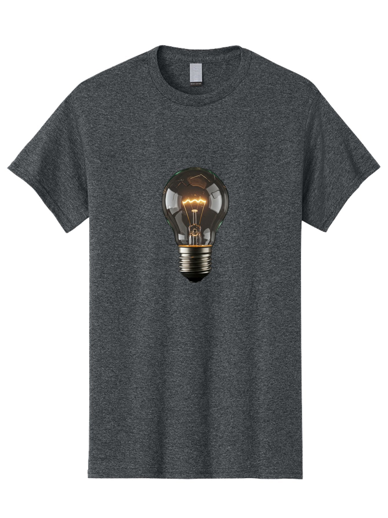Light-Bulb-1 Men'S Graphic Tee, 100% Cotton, Comfortable Casual Summer Wear, Machine Washable, Vintage Camera, Old Camera, Antique Camera, Black Camera, Classic Photography, Photography Equipment, Nostalgic Device, Film Camera, Camera Art Baf872 13