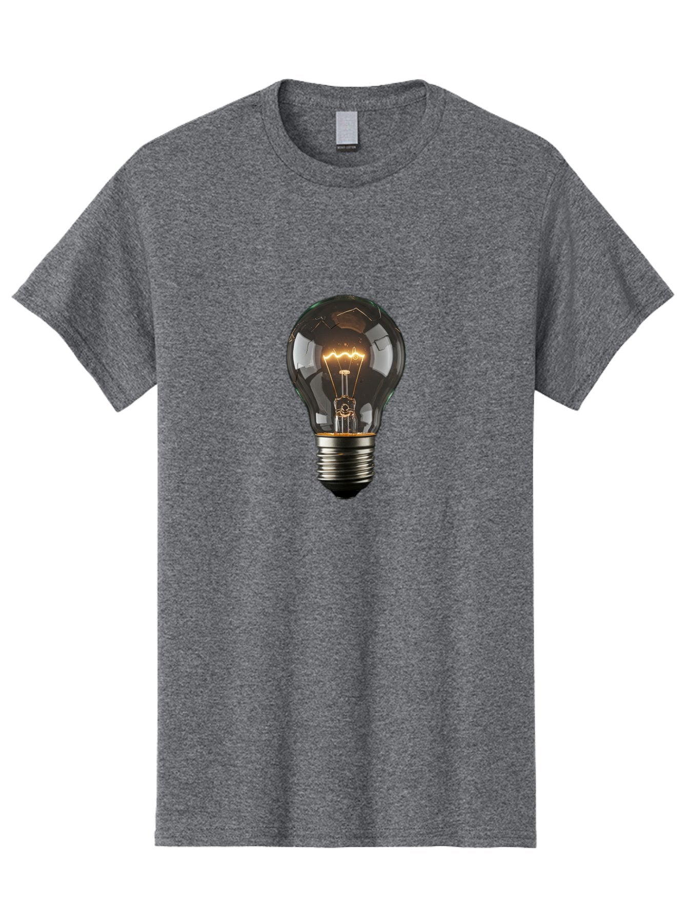 Light-Bulb-1 Men'S Graphic Tee, 100% Cotton, Comfortable Casual Summer Wear, Machine Washable, Vintage Camera, Old Camera, Antique Camera, Black Camera, Classic Photography, Photography Equipment, Nostalgic Device, Film Camera, Camera Art Baf872 12