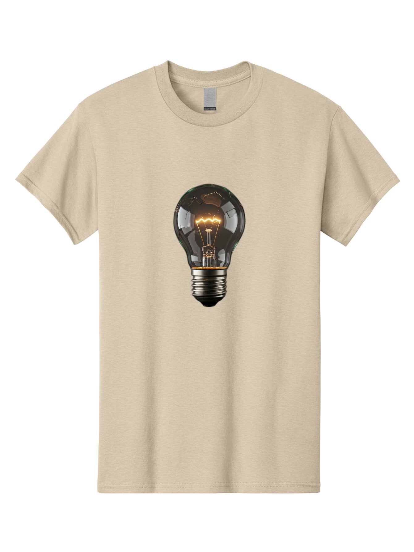 Light-Bulb-1 Men'S Graphic Tee, 100% Cotton, Comfortable Casual Summer Wear, Machine Washable, Vintage Camera, Old Camera, Antique Camera, Black Camera, Classic Photography, Photography Equipment, Nostalgic Device, Film Camera, Camera Art Baf872 7