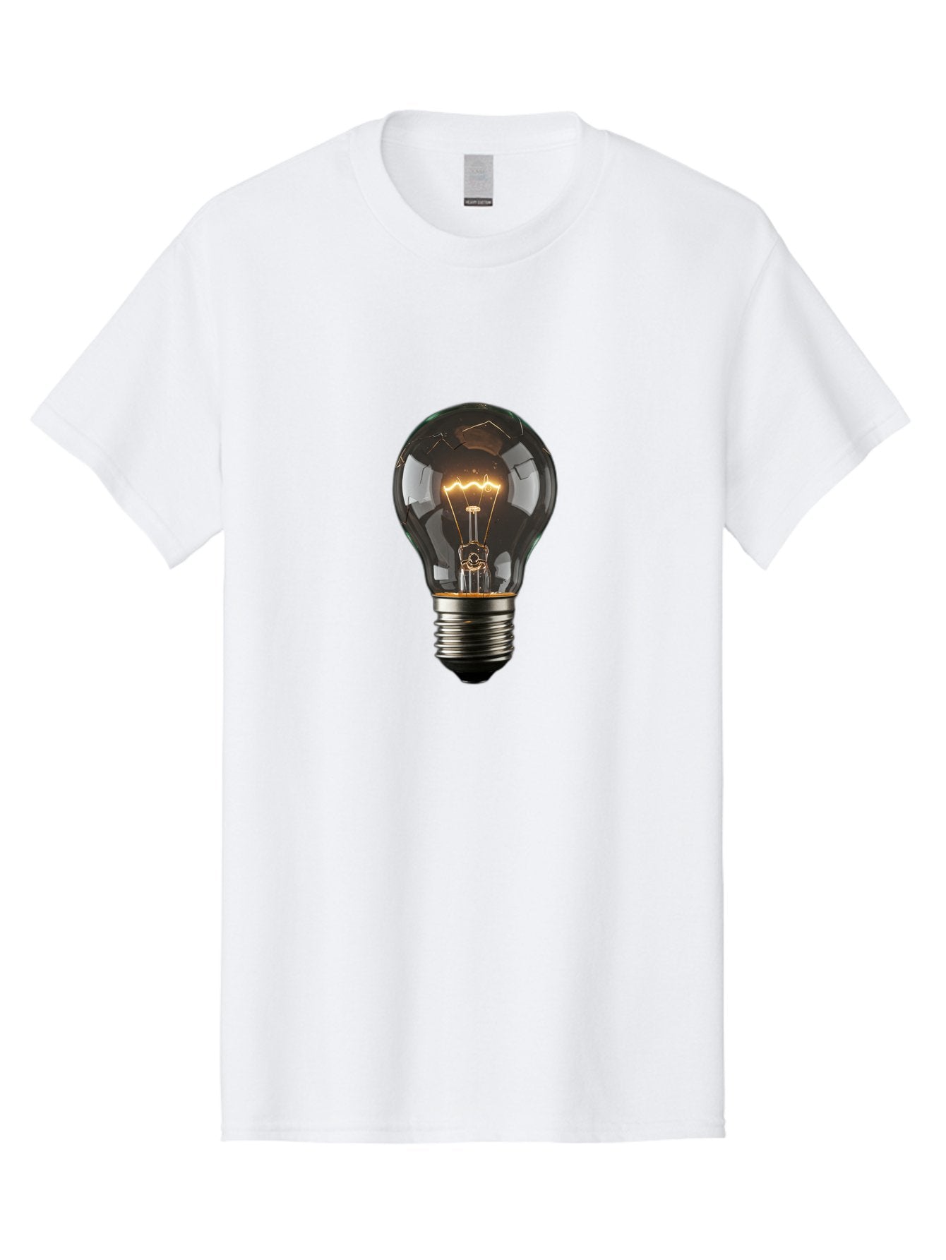 Light-Bulb-1 Men'S Graphic Tee, 100% Cotton, Comfortable Casual Summer Wear, Machine Washable, Vintage Camera, Old Camera, Antique Camera, Black Camera, Classic Photography, Photography Equipment, Nostalgic Device, Film Camera, Camera Art Baf872 11