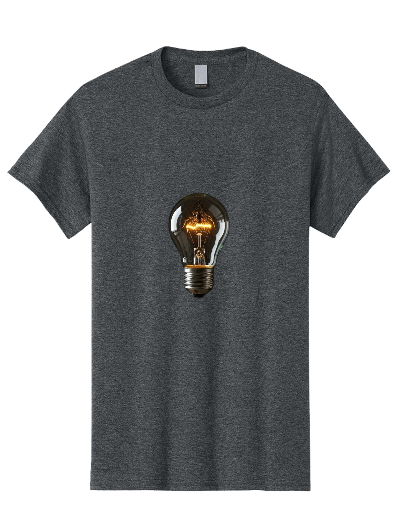 Light-Bulb-11 Men'S Graphic Tee, 100% Cotton, Comfortable Casual Summer Wear, Machine Washable, Vintage Camera, Old Camera, Antique Camera, Black Camera, Classic Photography, Photography Equipment, Nostalgic Device, Film Camera, Camera Art Baf874