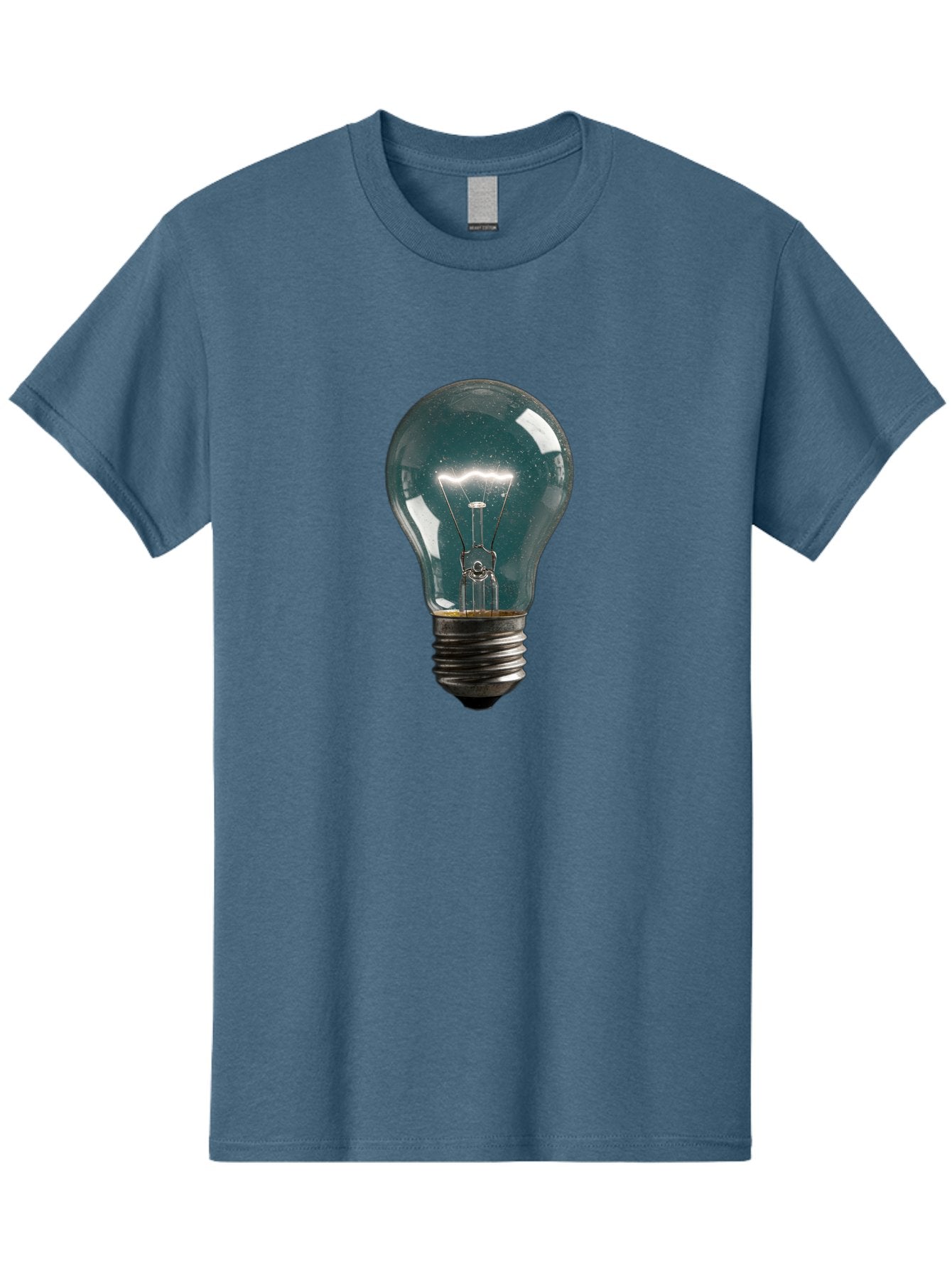 Light-Bulb-12 Men'S Graphic Tee, 100% Cotton, Comfortable Casual Summer Wear, Machine Washable, Vintage Camera, Old Camera, Antique Camera, Black Camera, Classic Photography, Photography Equipment, Nostalgic Device, Film Camera, Camera Art Baf875 4