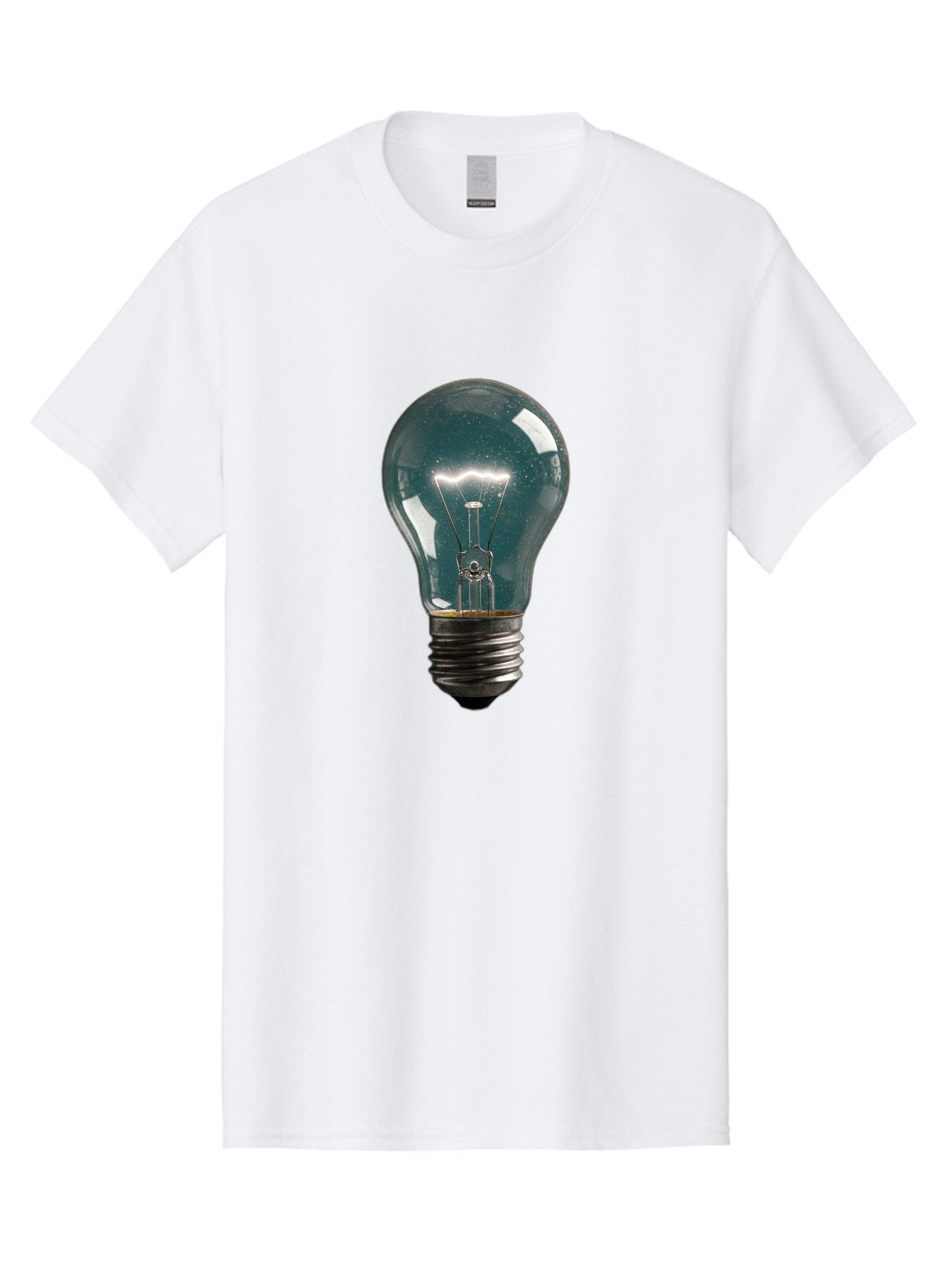Light-Bulb-12 Men'S Graphic Tee, 100% Cotton, Comfortable Casual Summer Wear, Machine Washable, Vintage Camera, Old Camera, Antique Camera, Black Camera, Classic Photography, Photography Equipment, Nostalgic Device, Film Camera, Camera Art Baf875