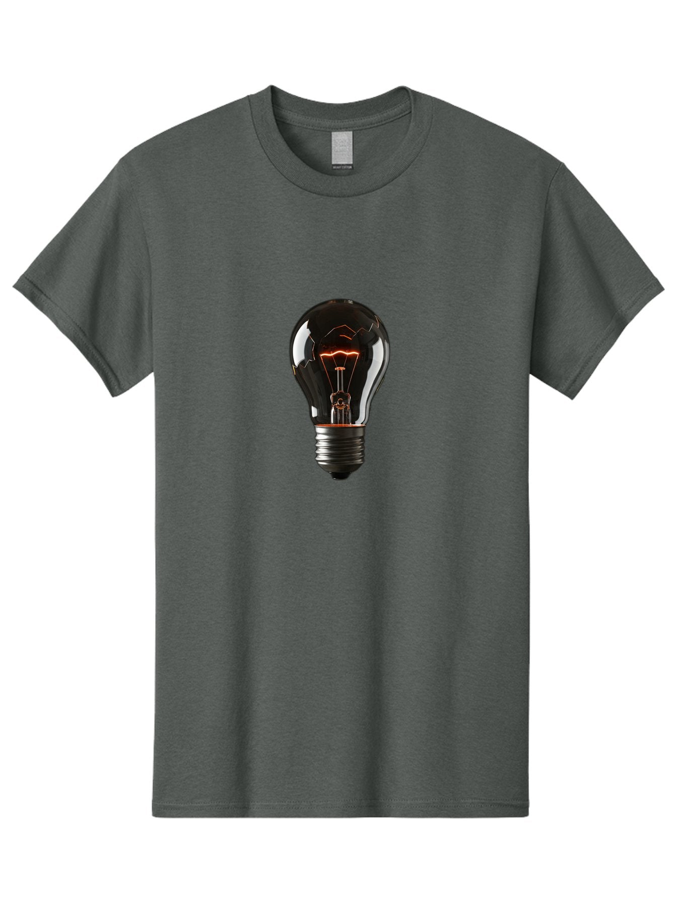 Light-Bulb-15 Men'S Graphic Tee, 100% Cotton, Comfortable Casual Summer Wear, Machine Washable, Vintage Camera, Old Camera, Antique Camera, Black Camera, Classic Photography, Photography Equipment, Nostalgic Device, Film Camera, Camera Art Baf878 3