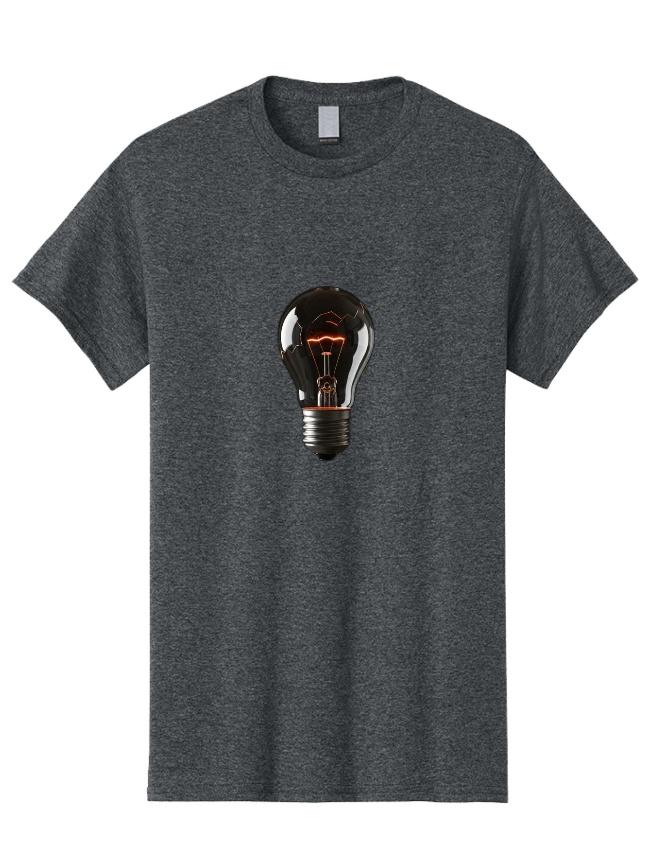 Light-Bulb-15 Men'S Graphic Tee, 100% Cotton, Comfortable Casual Summer Wear, Machine Washable, Vintage Camera, Old Camera, Antique Camera, Black Camera, Classic Photography, Photography Equipment, Nostalgic Device, Film Camera, Camera Art Baf878 7